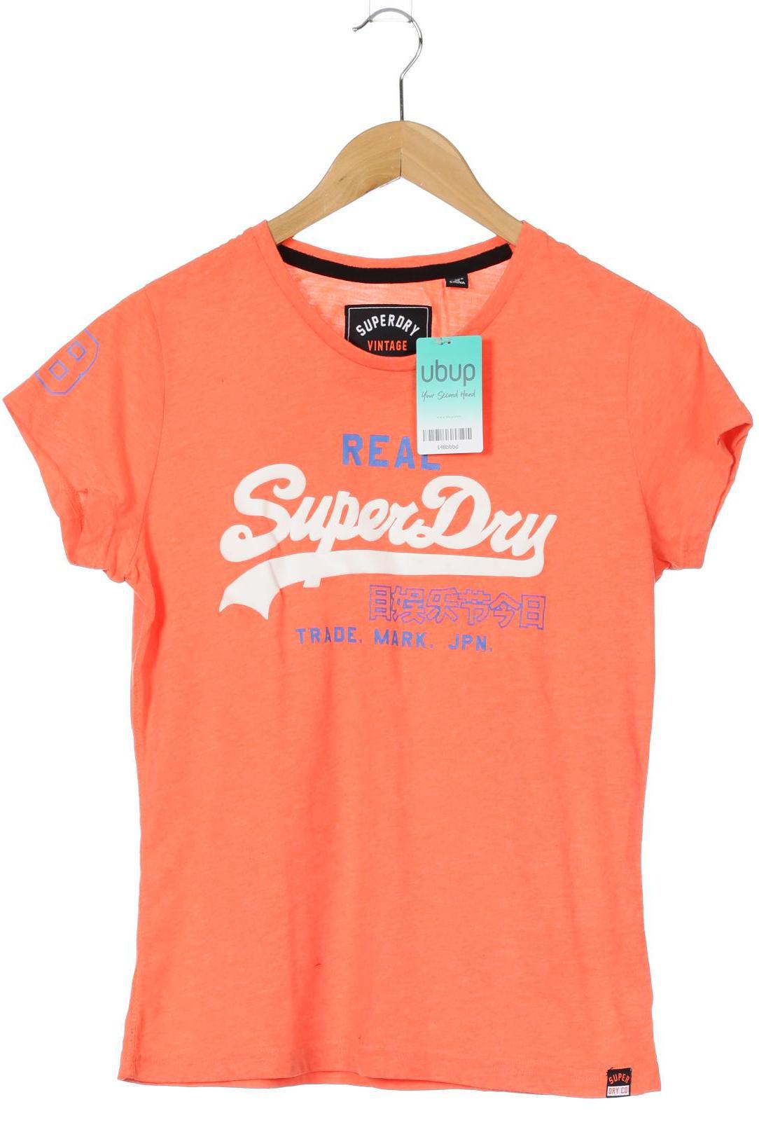 

Superdry Damen T-Shirt, orange, Gr.