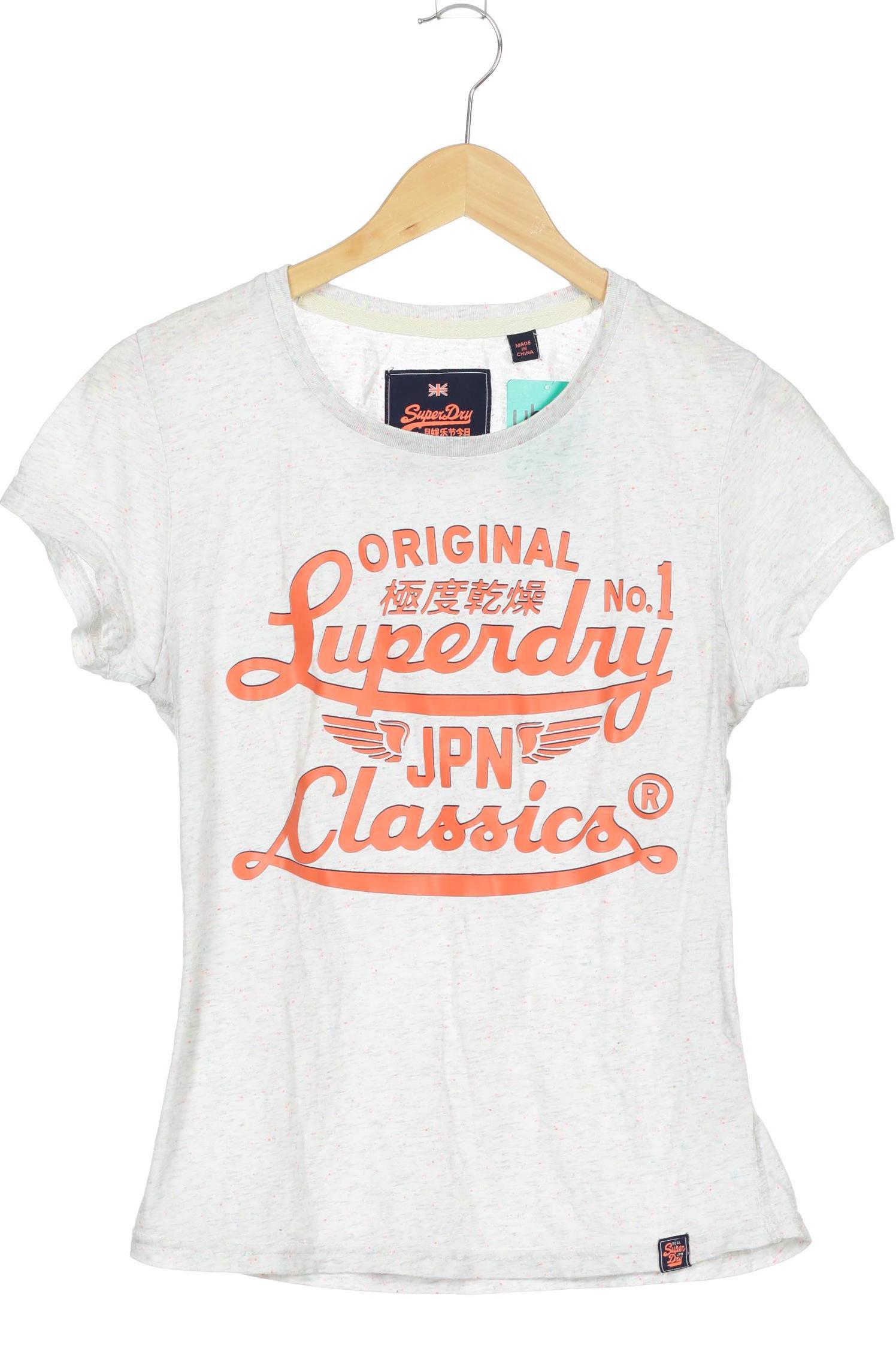 

Superdry Damen T-Shirt, grau, Gr. 42