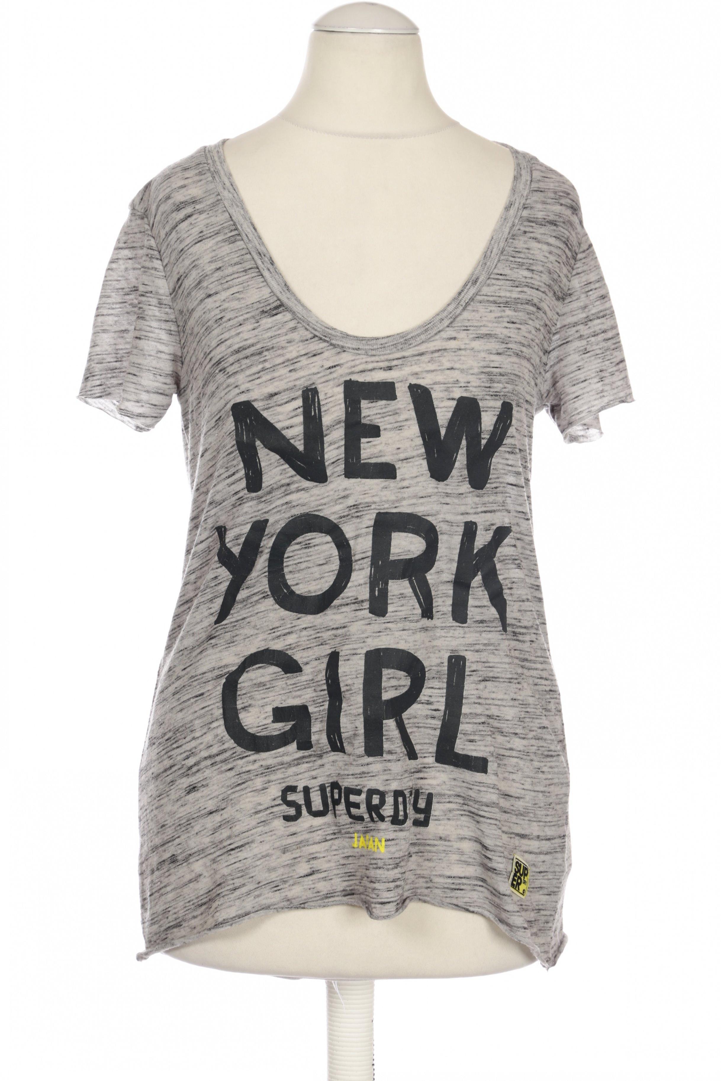 

Superdry Damen T-Shirt, grau, Gr.