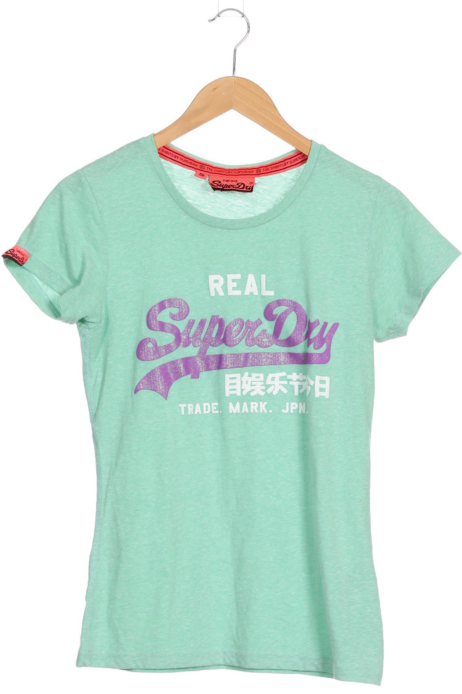 

Superdry Damen T-Shirt, grün, Gr.