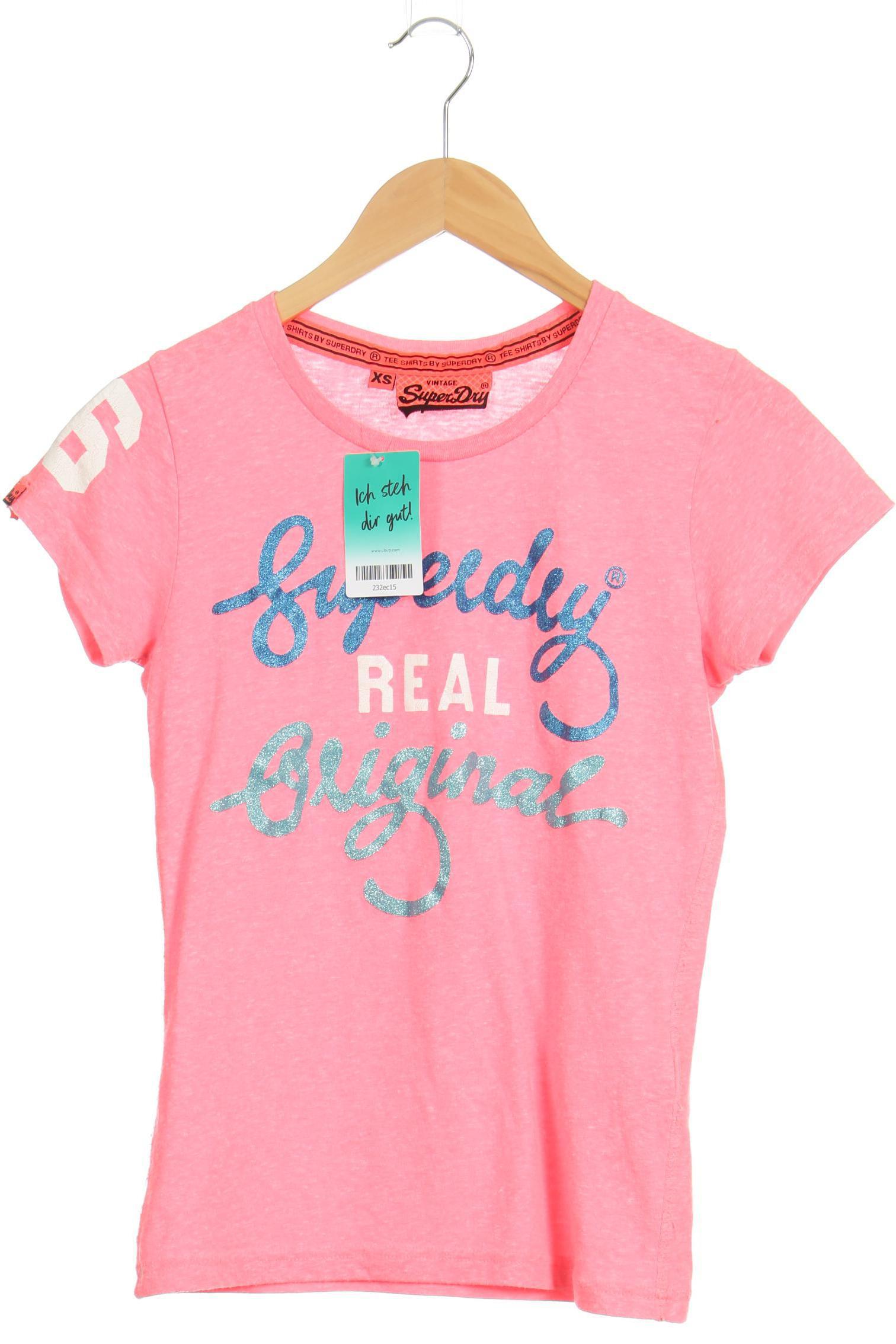 

Superdry Damen T-Shirt, pink, Gr.