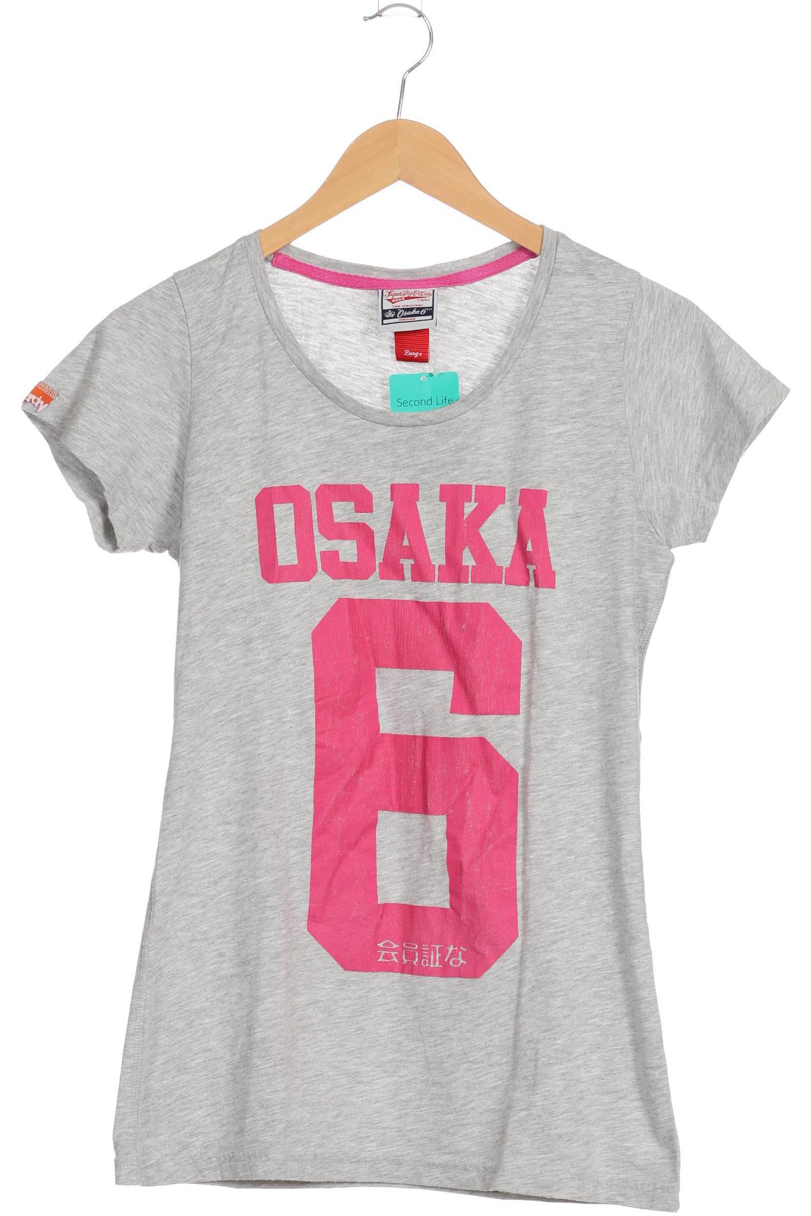 

Superdry Damen T-Shirt, grau, Gr.