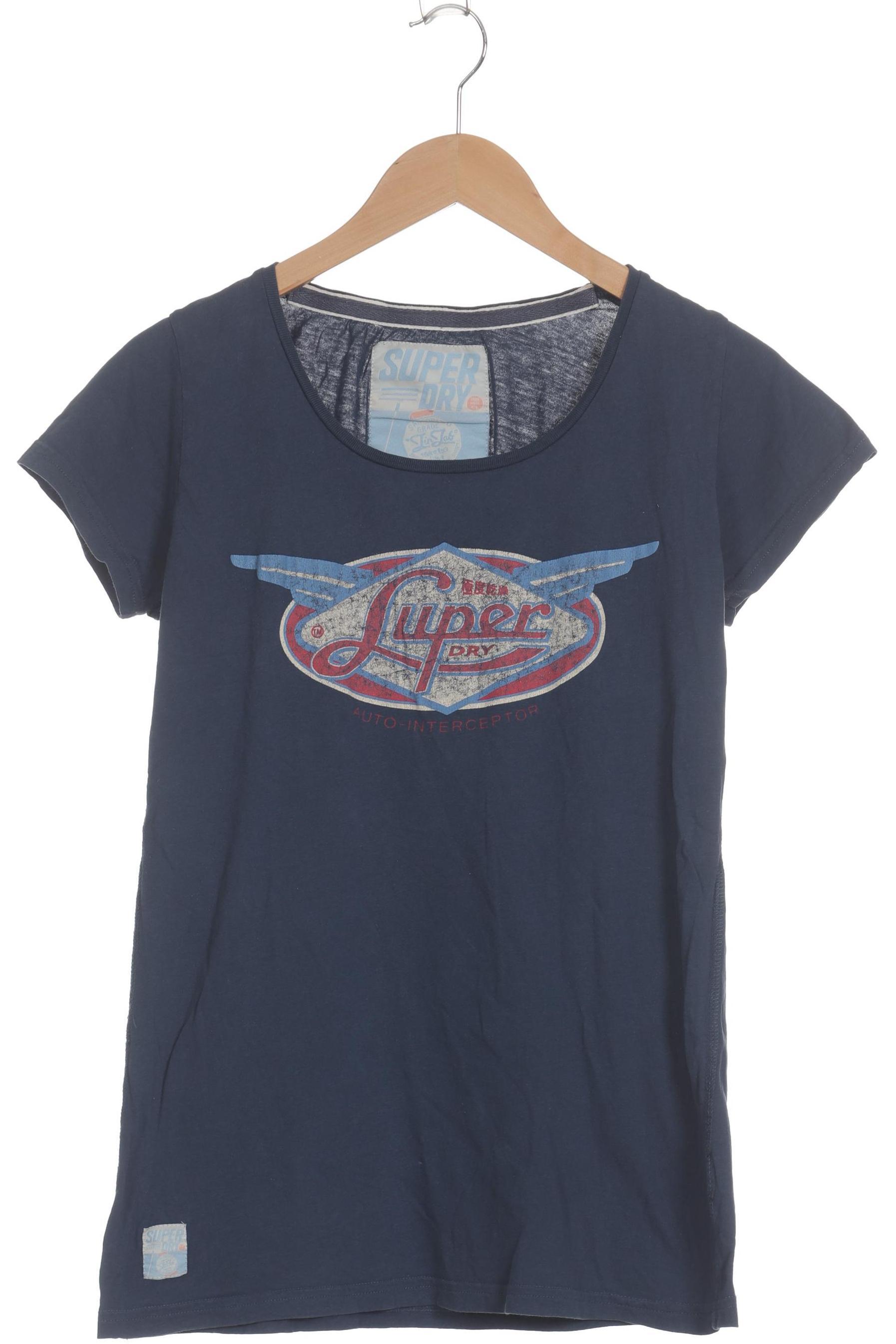 

Superdry Damen T-Shirt, blau, Gr.