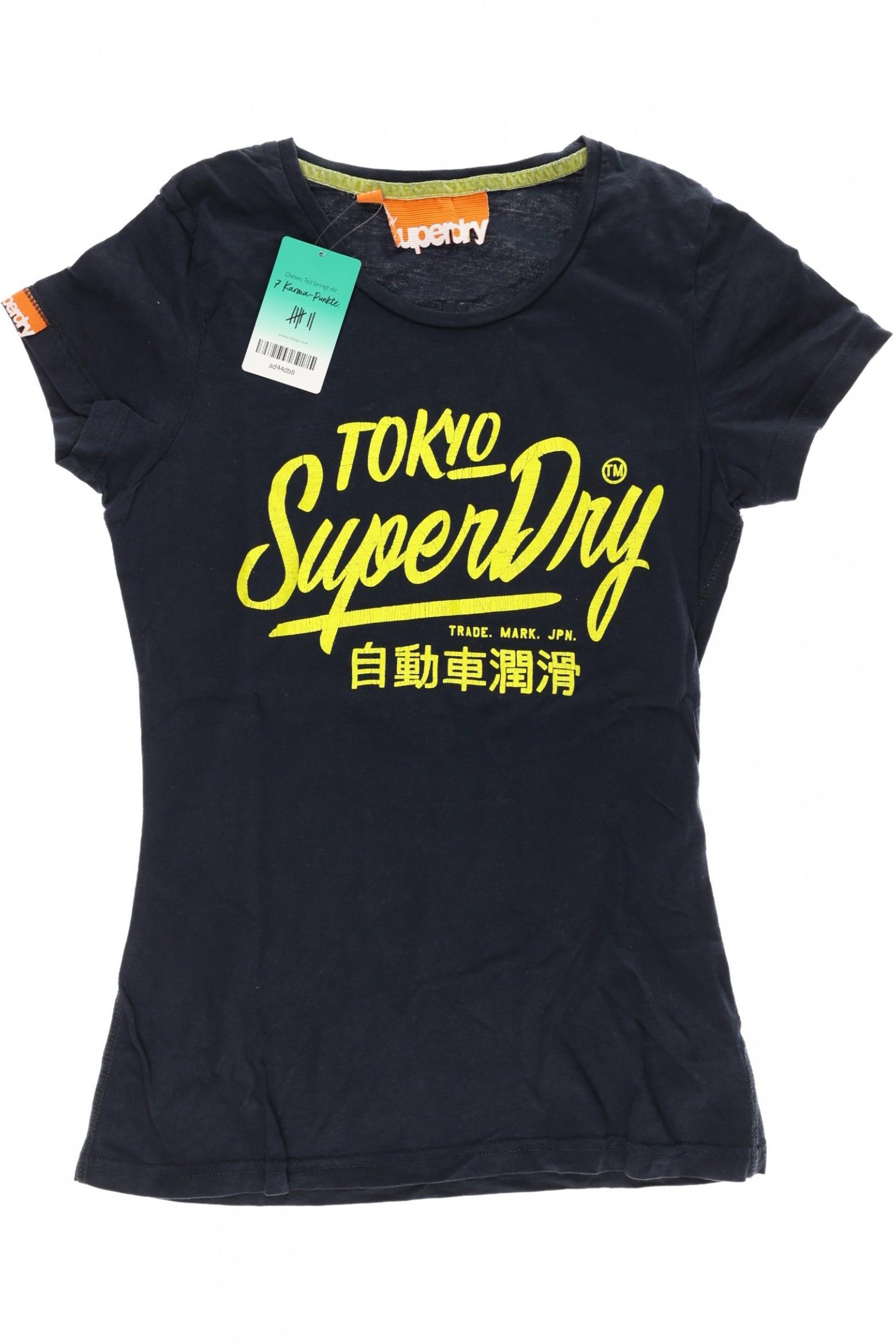 

Superdry Damen T-Shirt, blau, Gr.