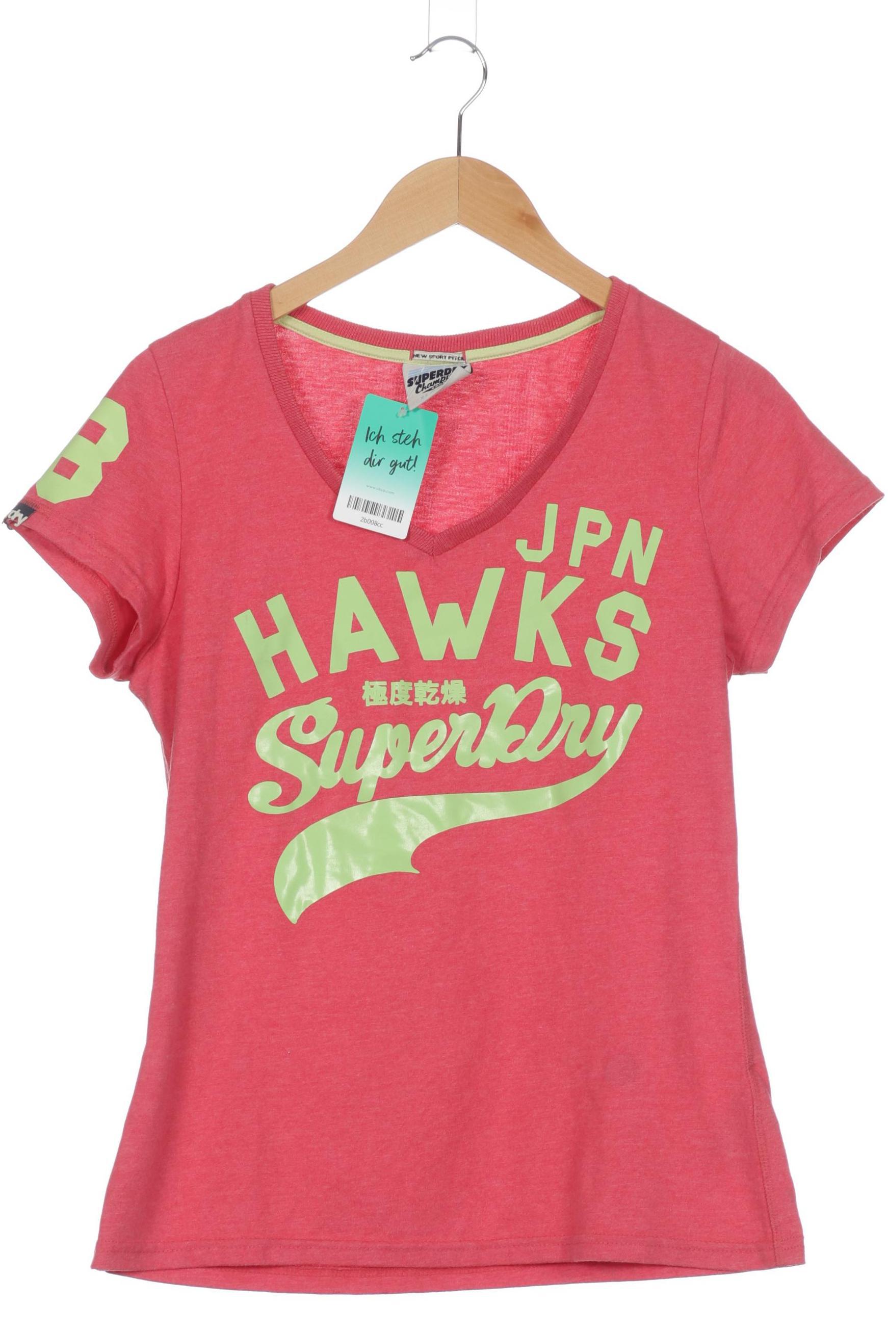 

Superdry Damen T-Shirt, rot, Gr.