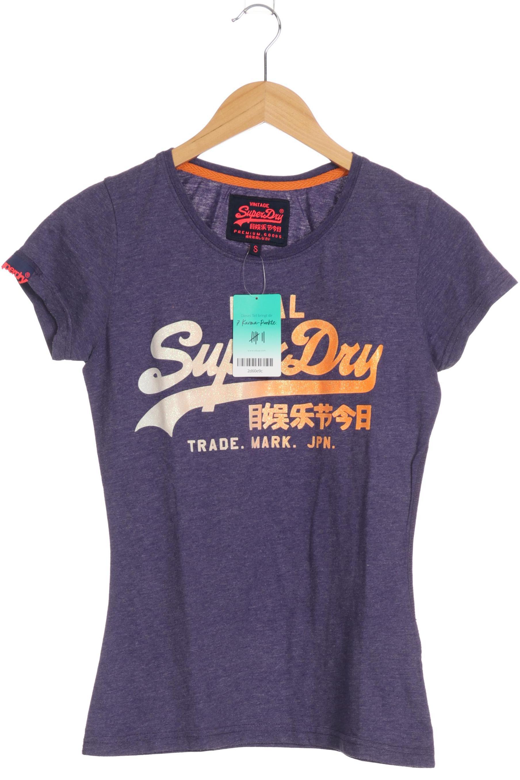 

Superdry Damen T-Shirt, lila, Gr.