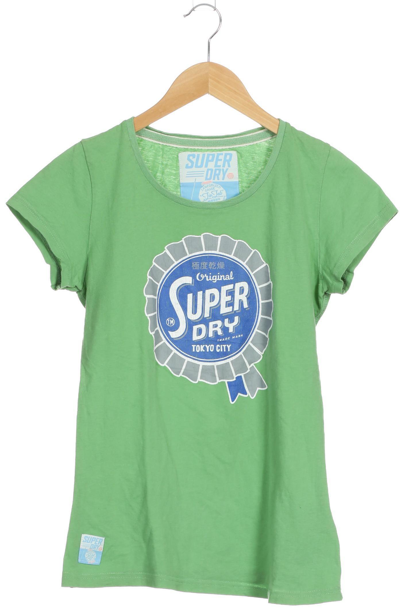 

Superdry Damen T-Shirt, grün, Gr.