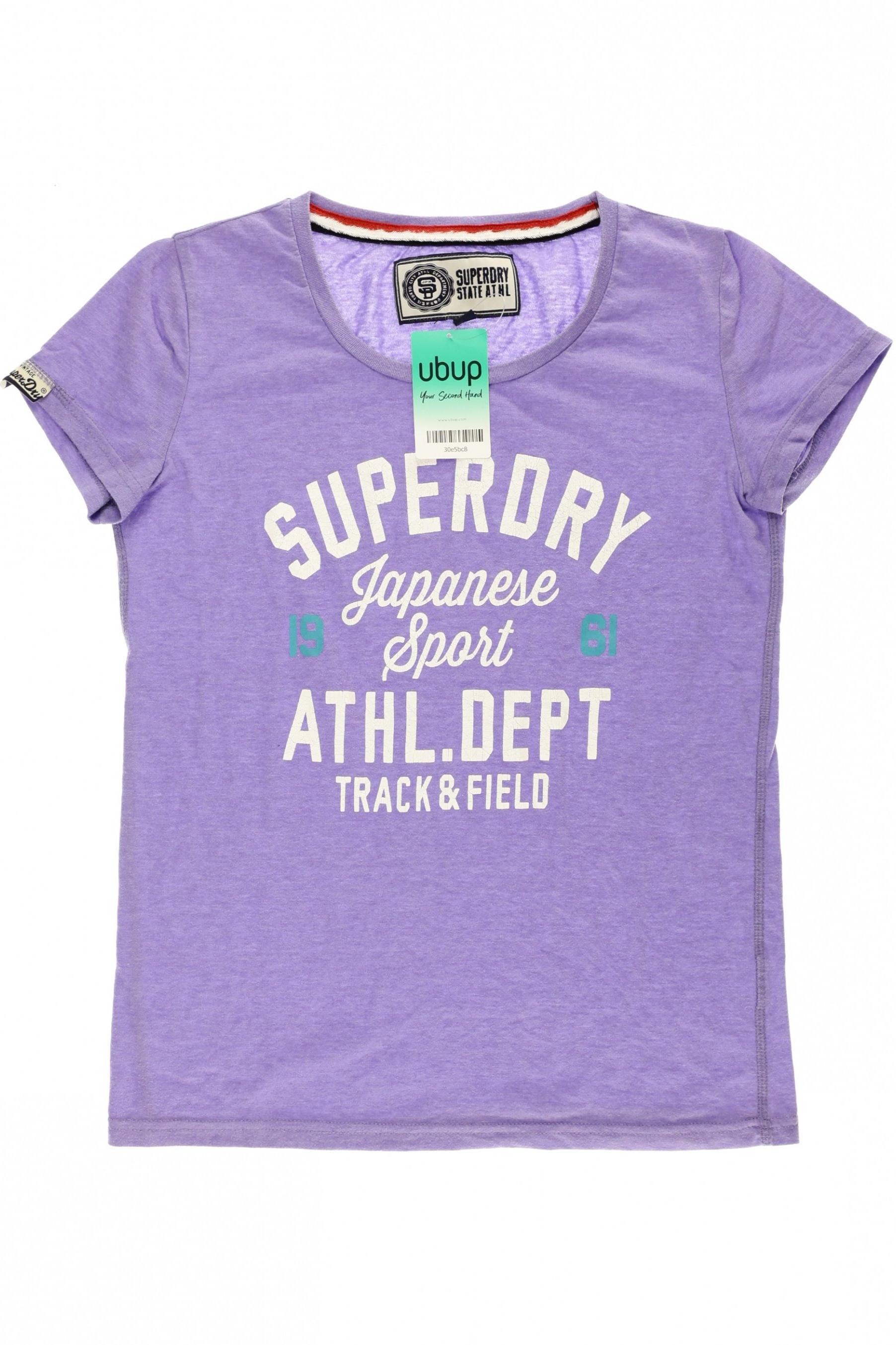 

Superdry Damen T-Shirt, lila, Gr.
