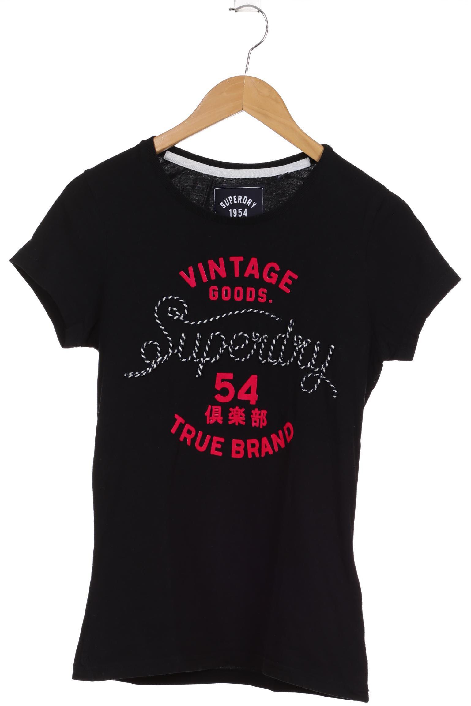 

Superdry Damen T-Shirt, schwarz, Gr.