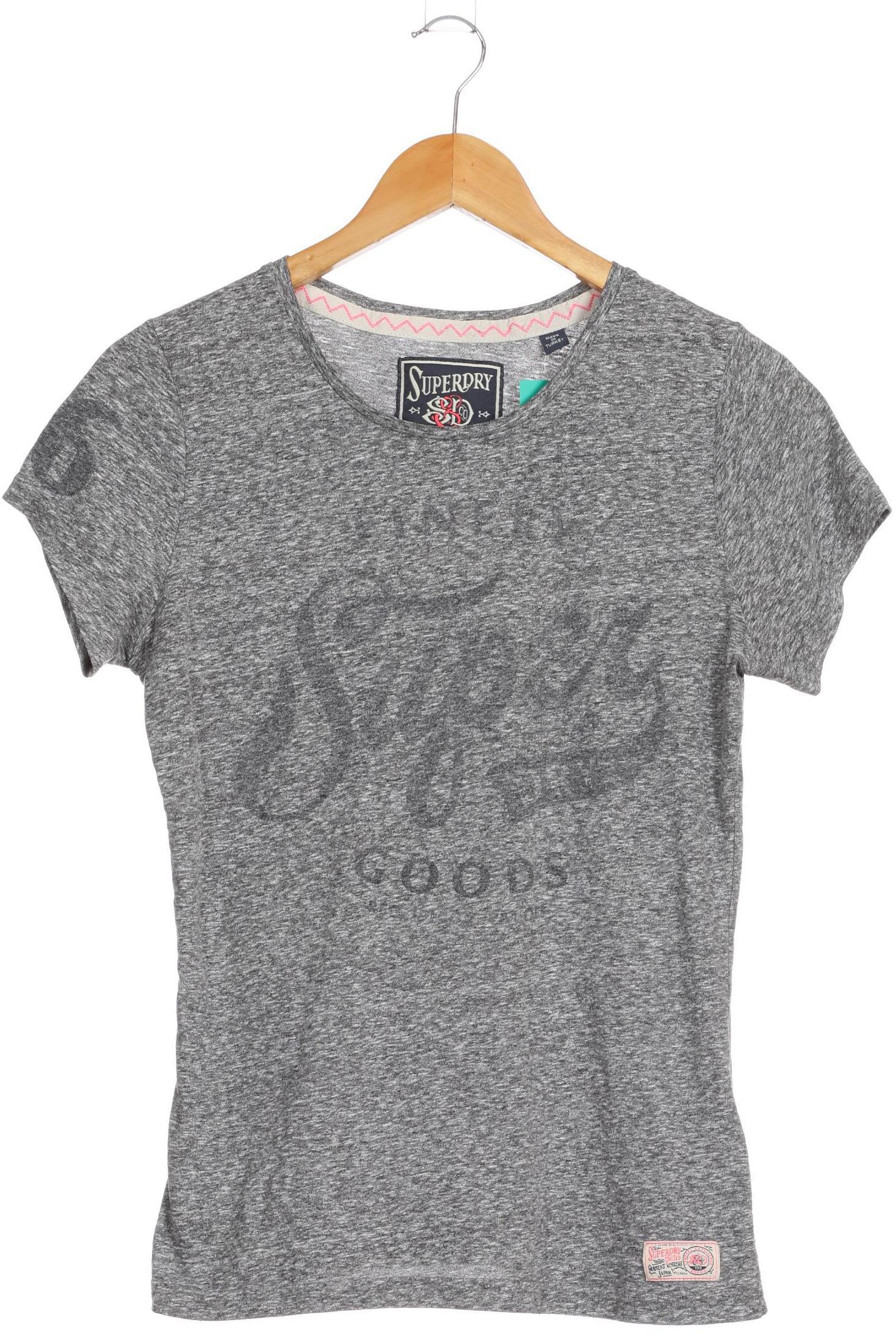 

Superdry Damen T-Shirt, grau, Gr.