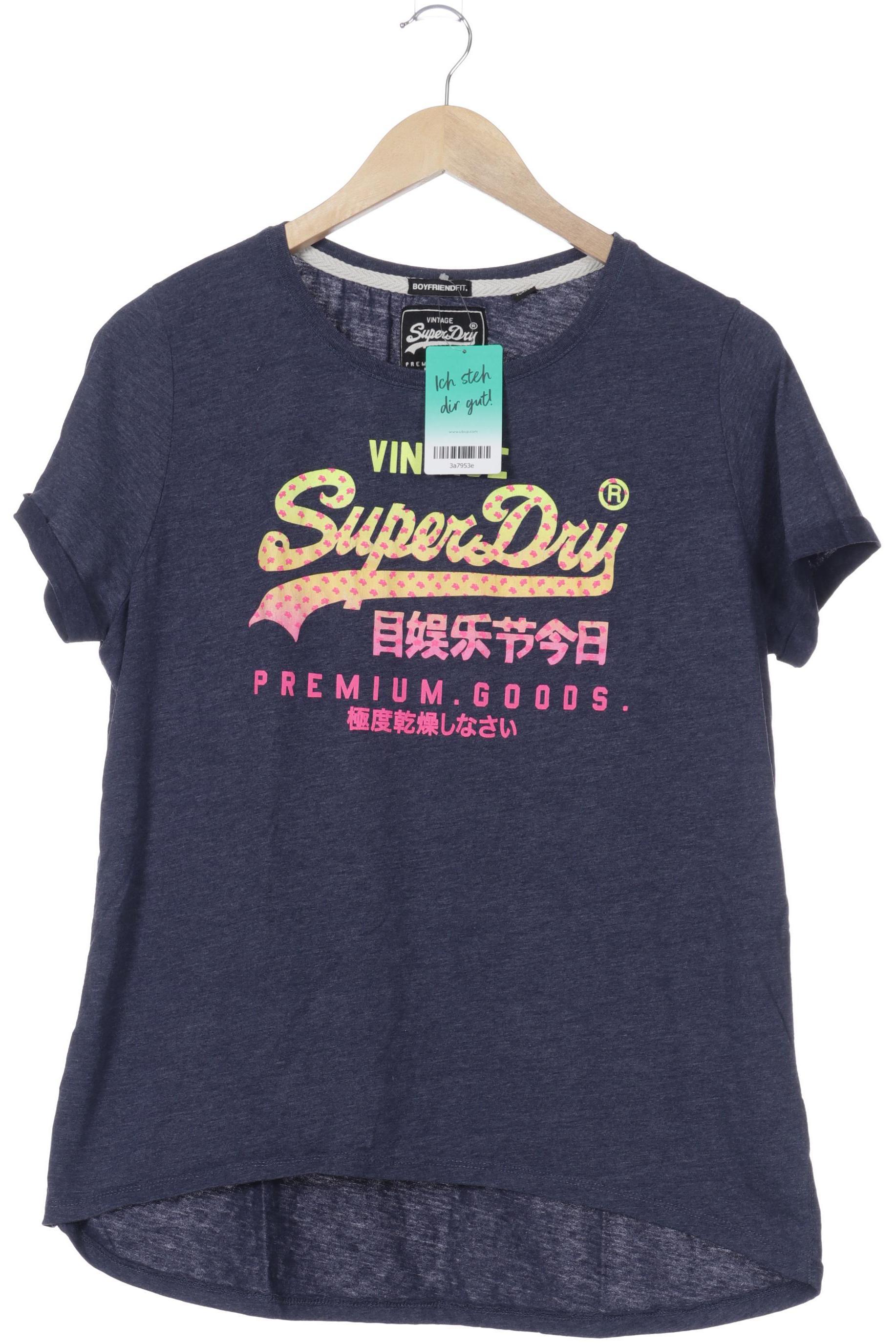 

Superdry Damen T-Shirt, blau, Gr.