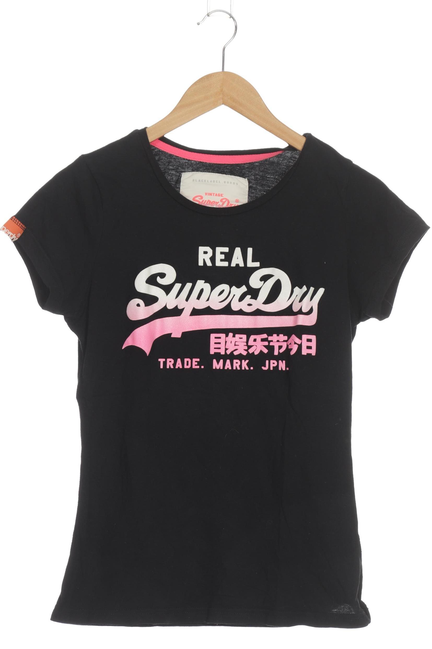 

Superdry Damen T-Shirt, schwarz, Gr.