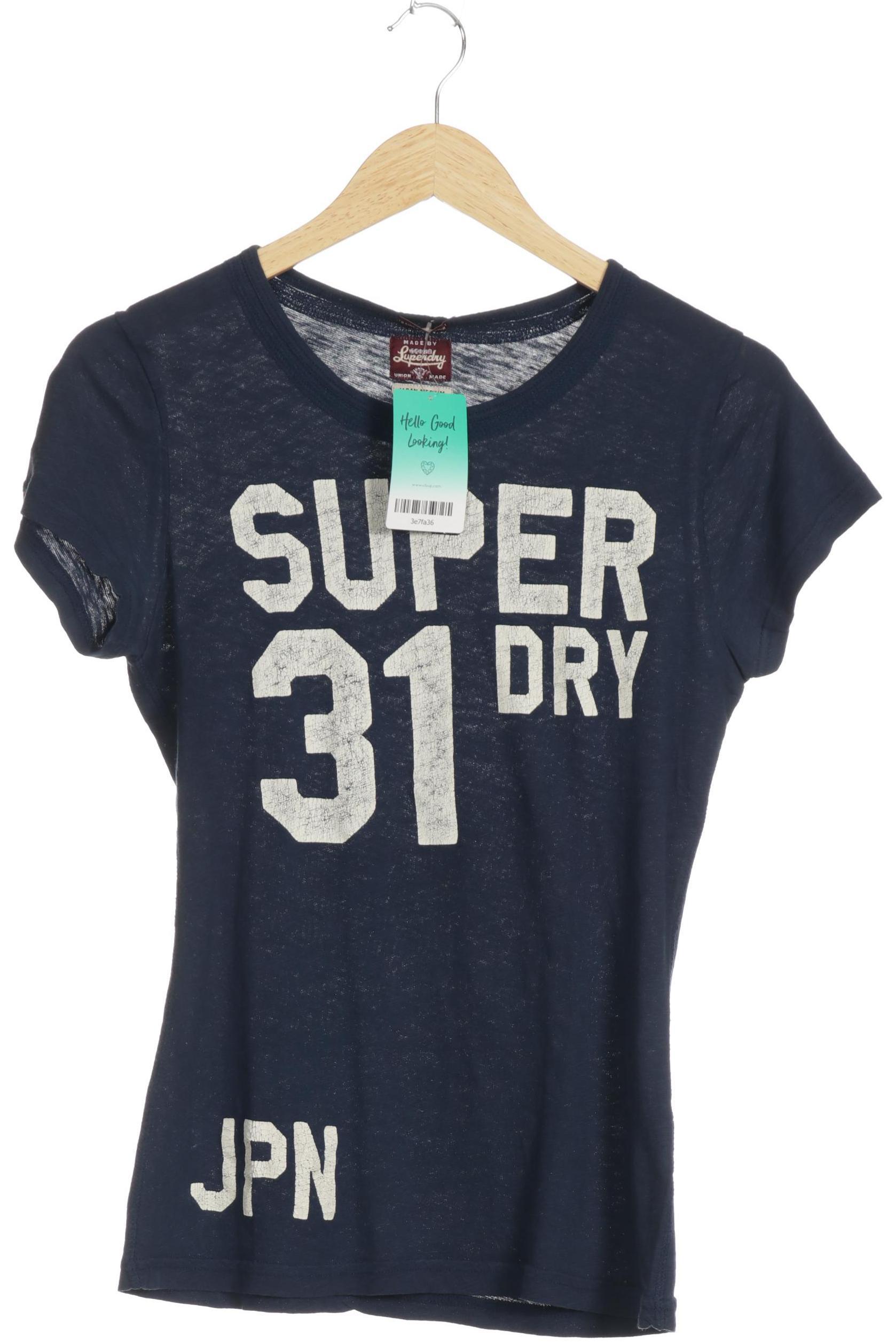 

Superdry Damen T-Shirt, blau, Gr.
