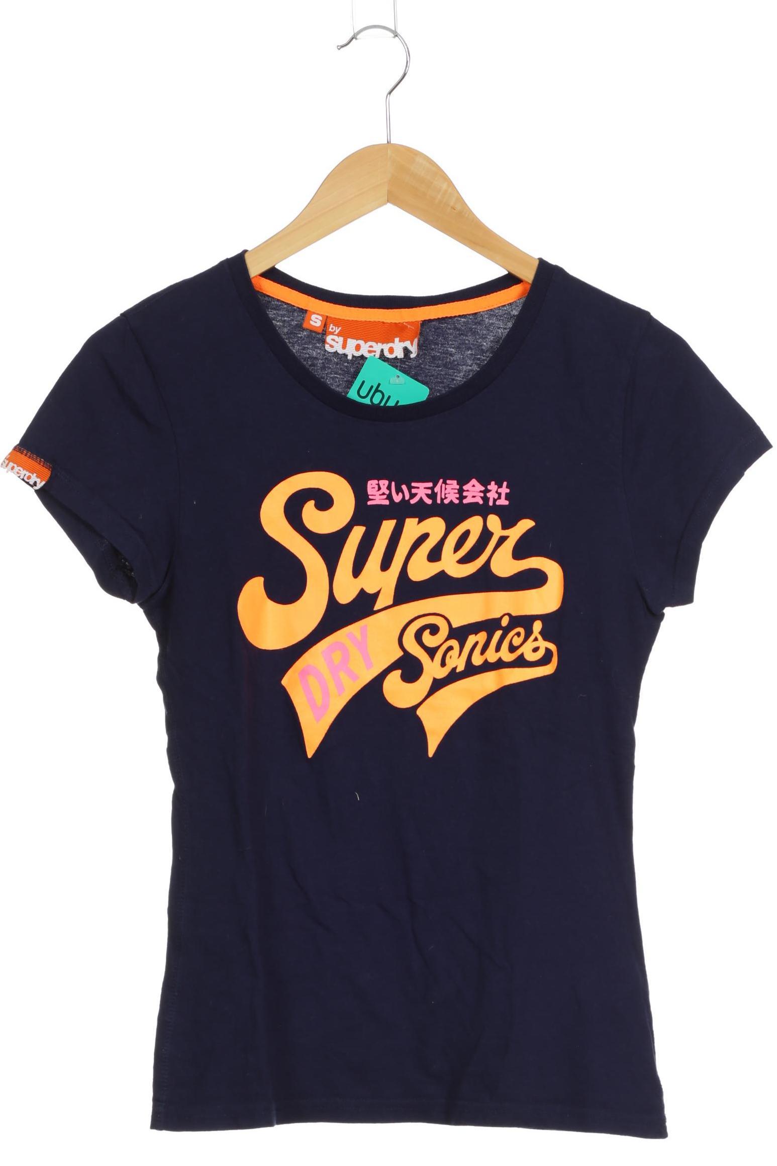 

Superdry Damen T-Shirt, blau, Gr.