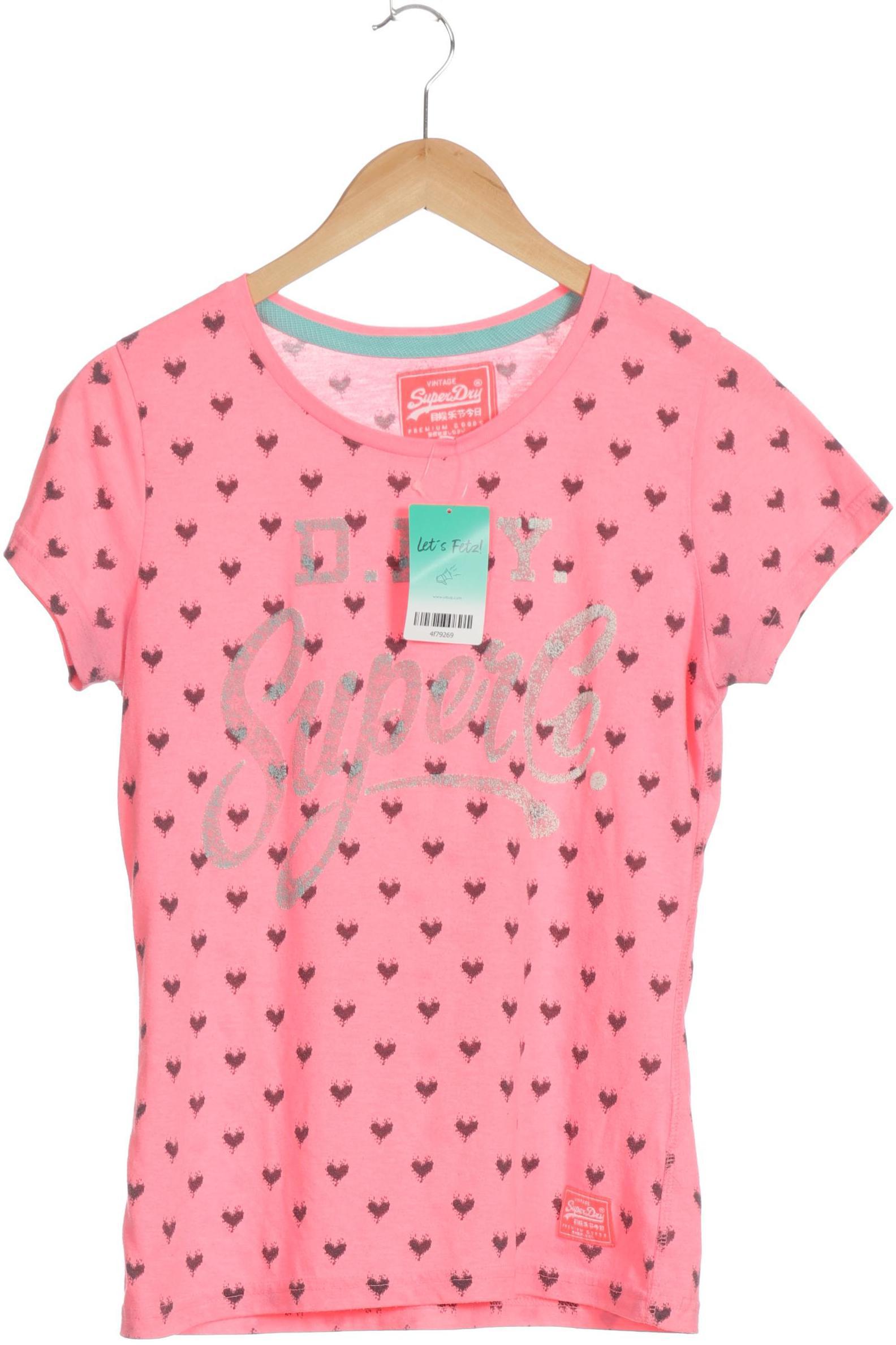 

Superdry Damen T-Shirt, pink, Gr.