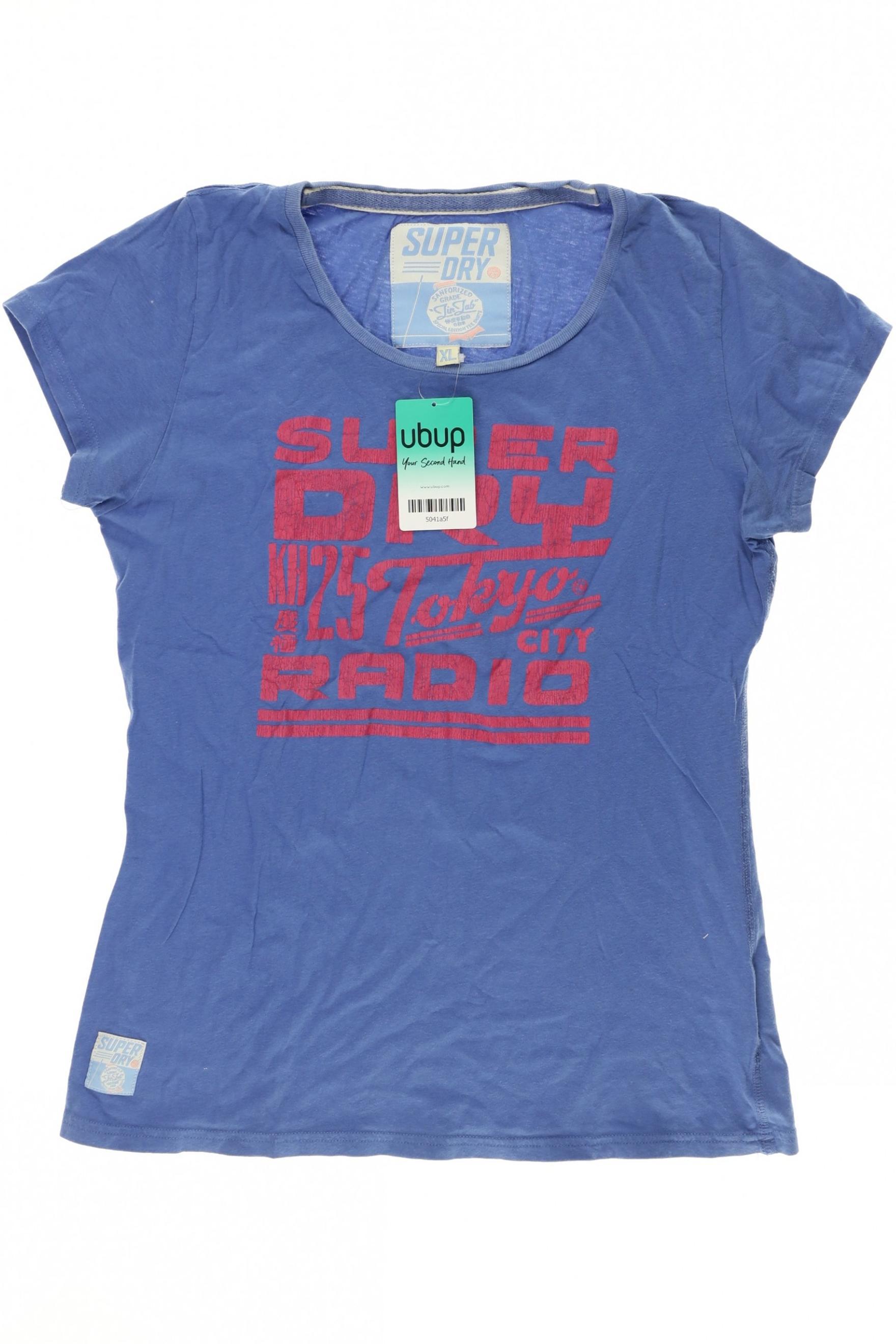 

Superdry Damen T-Shirt, blau, Gr.