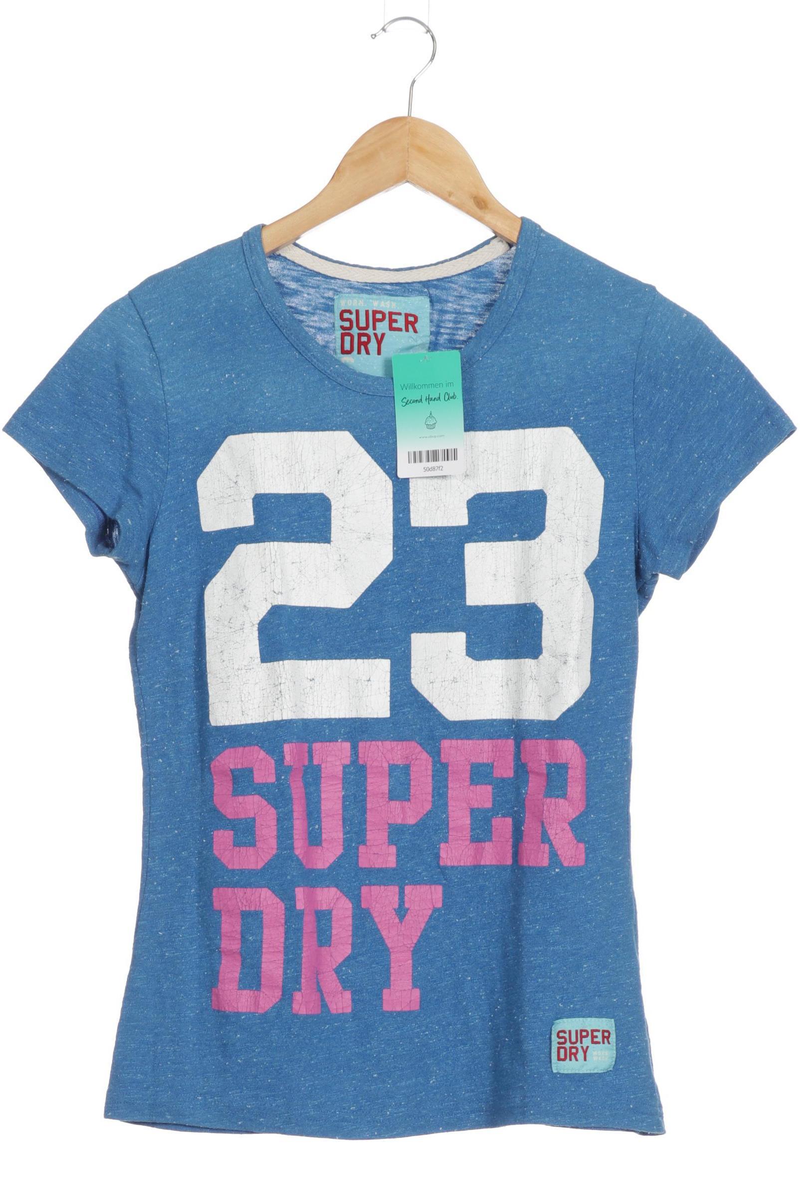 

Superdry Damen T-Shirt, blau, Gr.