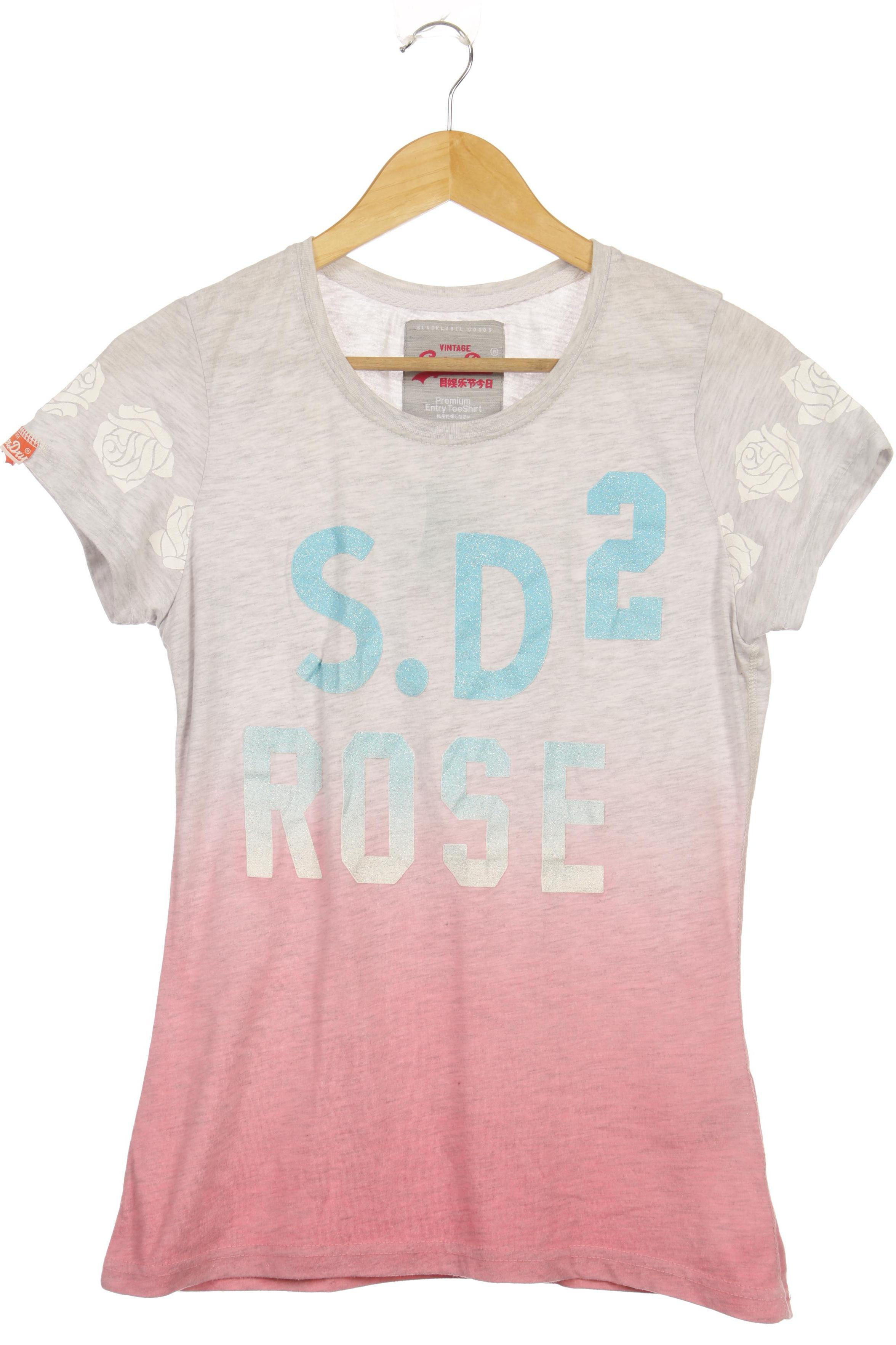 

Superdry Damen T-Shirt, grau, Gr.