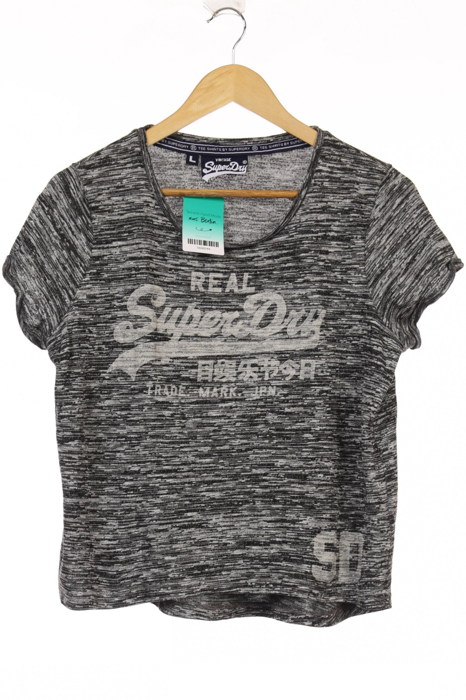 

Superdry Damen T-Shirt, grau, Gr.