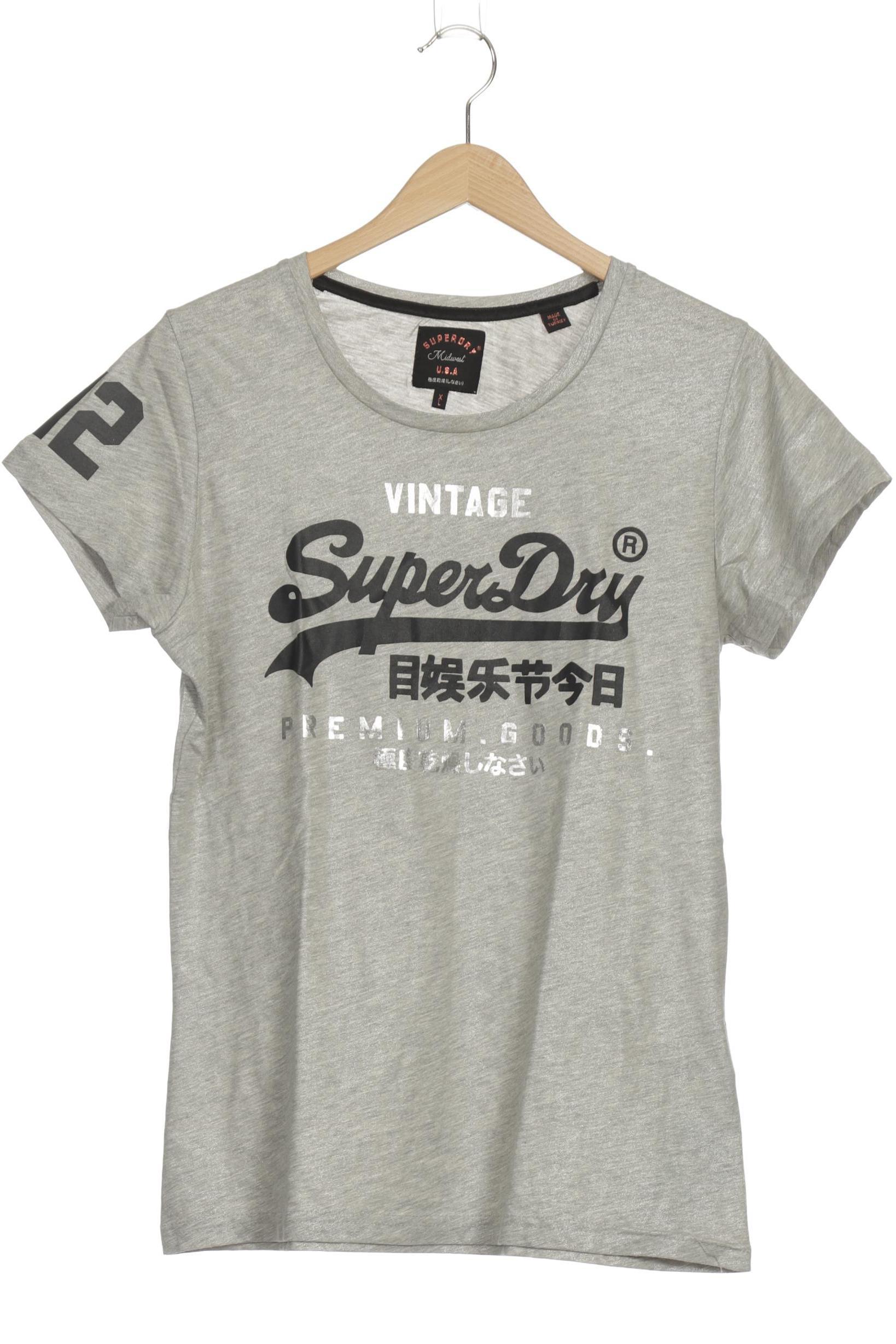 

Superdry Damen T-Shirt, silber, Gr.