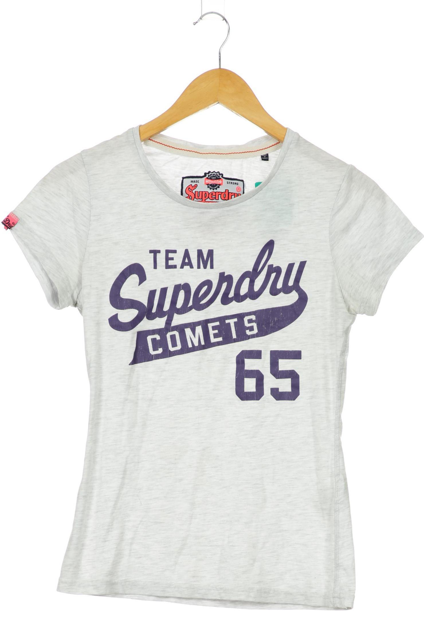 

Superdry Damen T-Shirt, silber, Gr.
