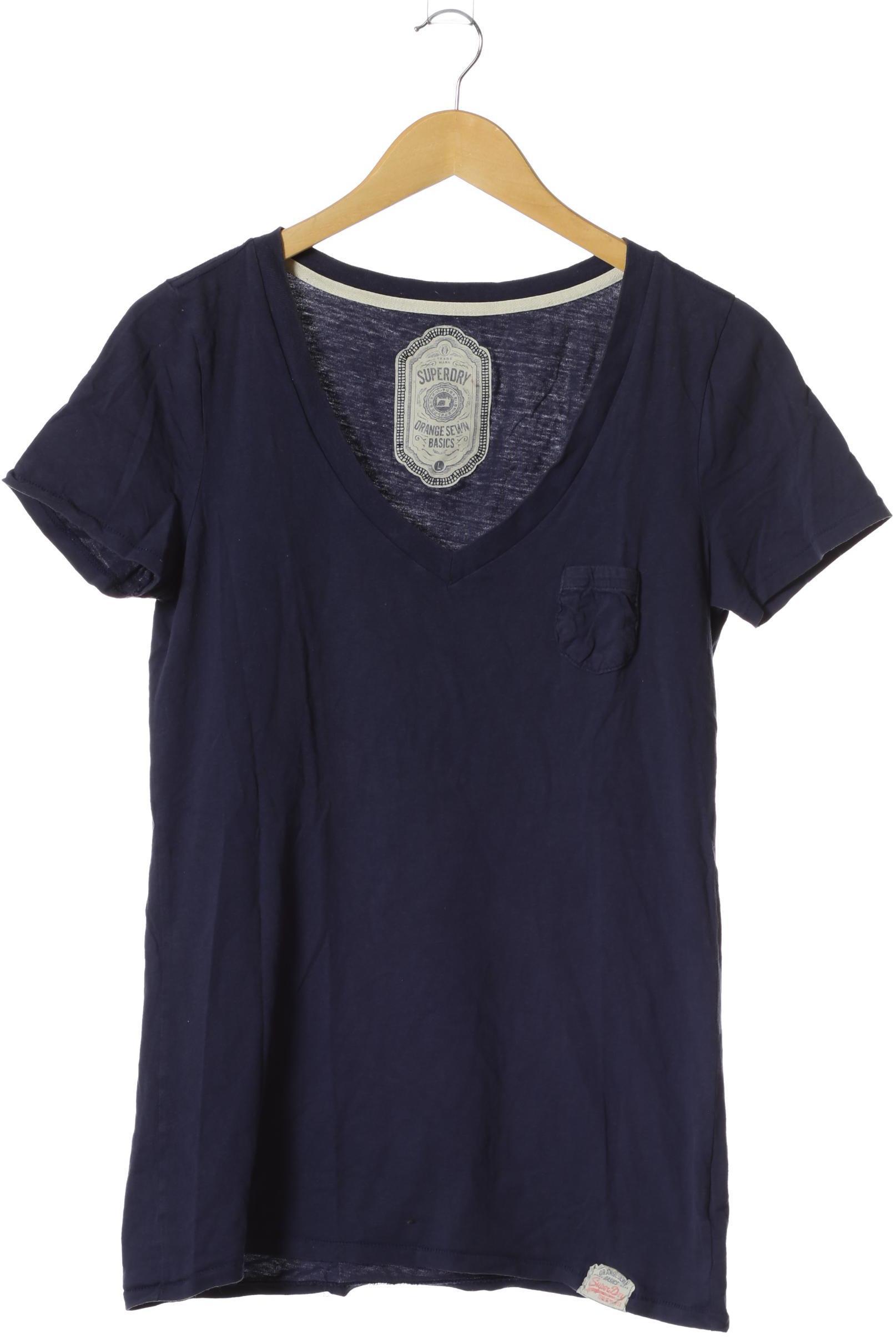 

Superdry Damen T-Shirt, blau, Gr.
