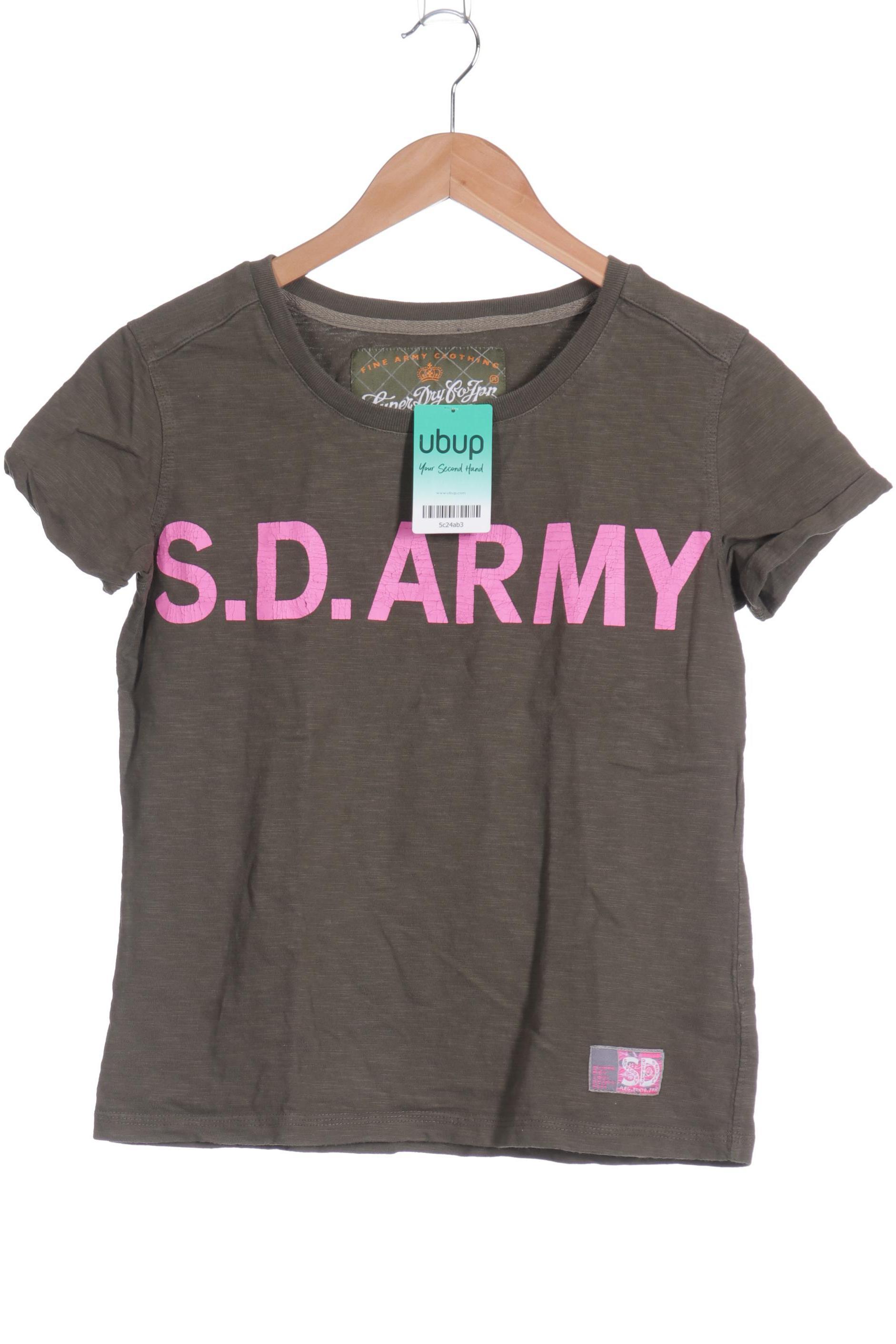 

Superdry Damen T-Shirt, grün, Gr.