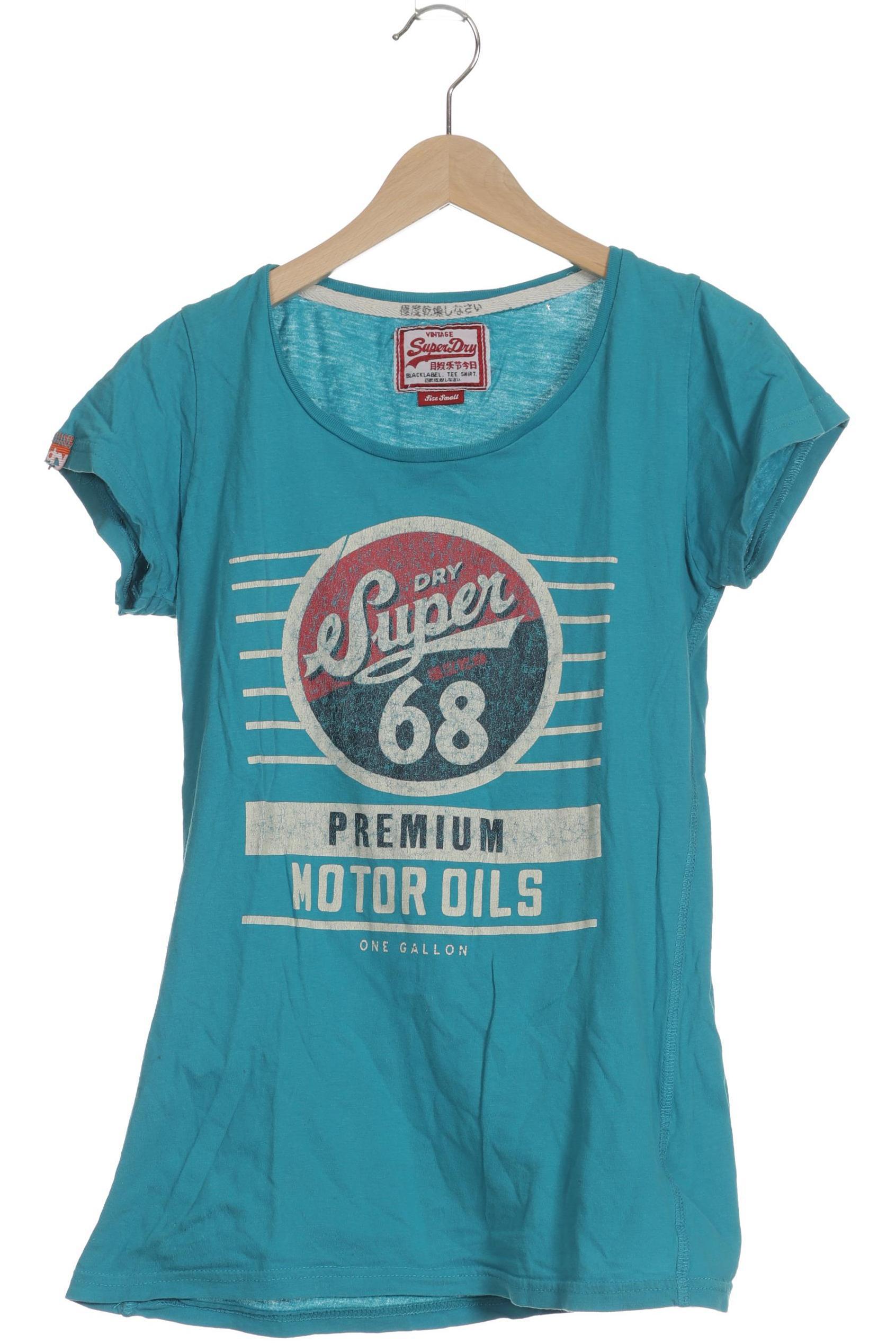 

Superdry Damen T-Shirt, blau, Gr.