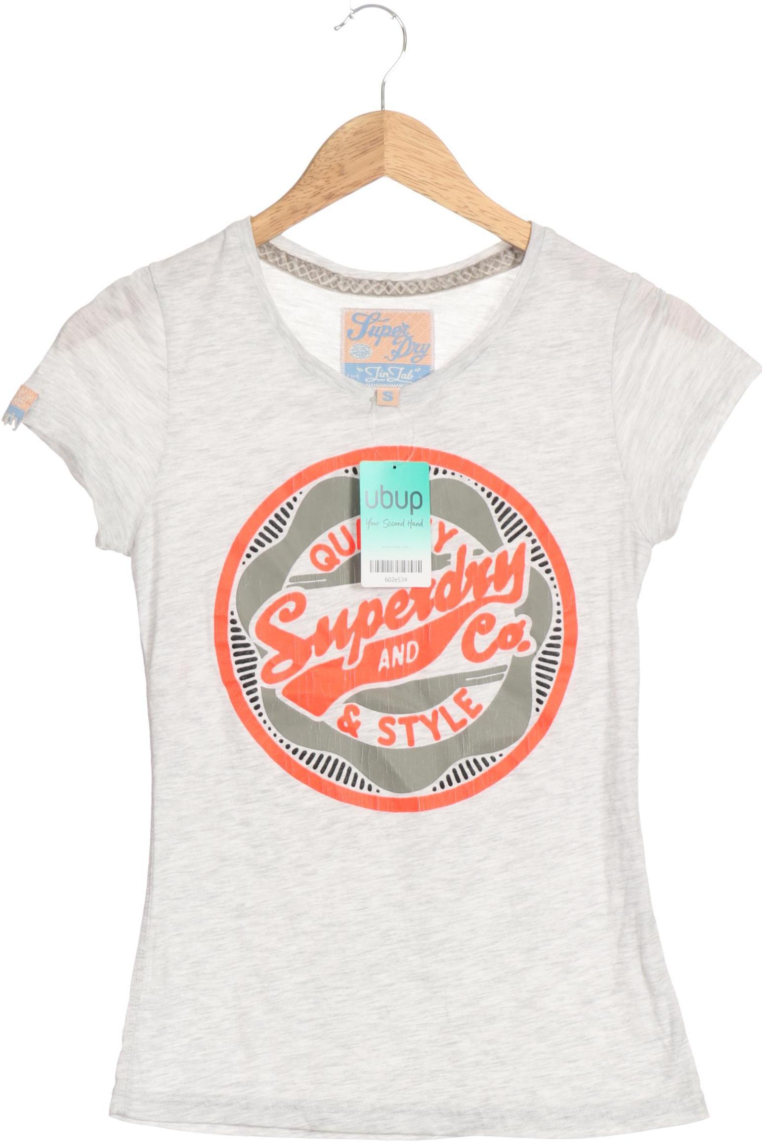 

Superdry Damen T-Shirt, grau, Gr.