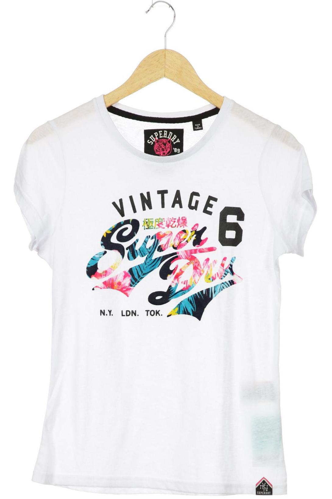 

Superdry Damen T-Shirt, weiß, Gr.