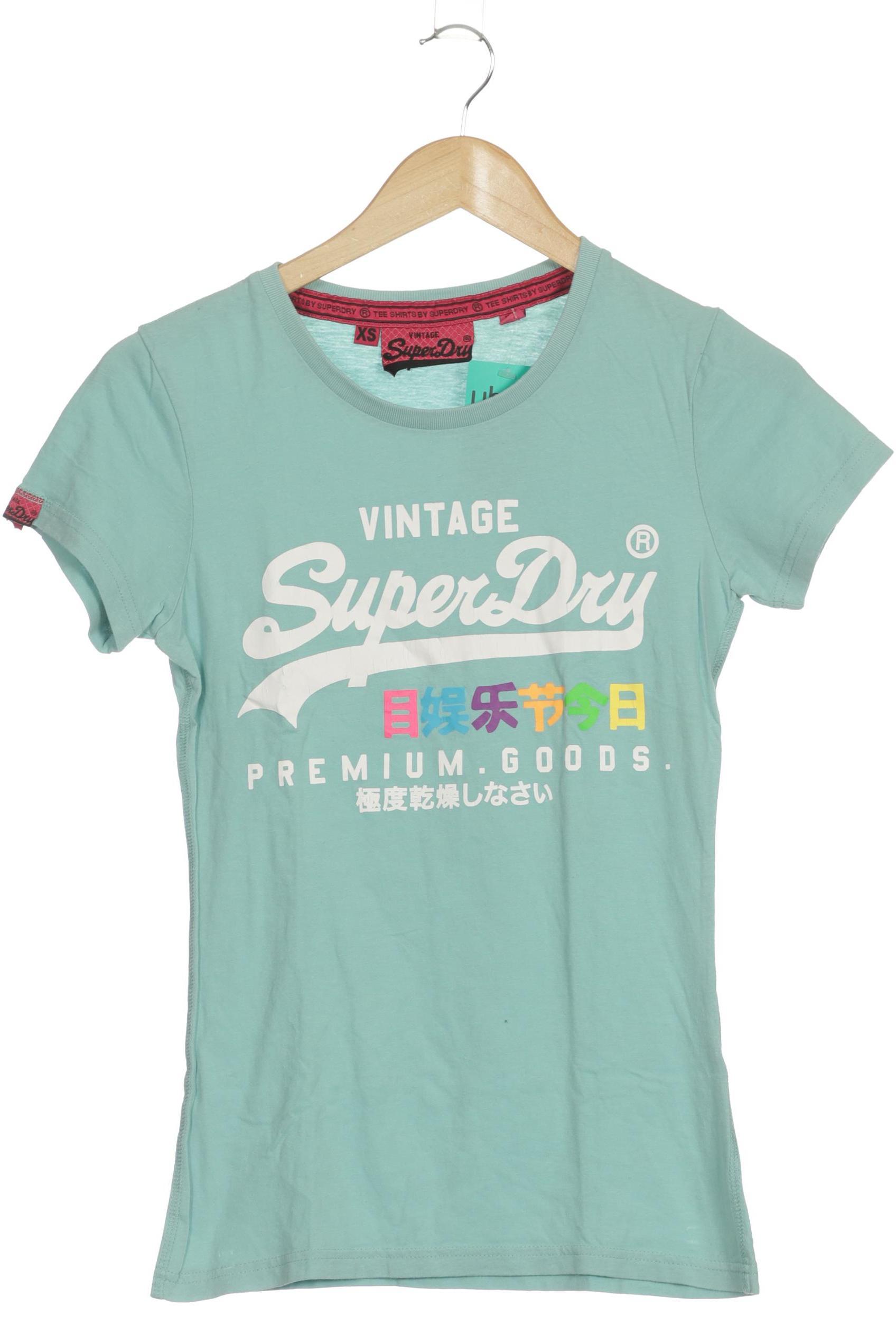 

Superdry Damen T-Shirt, blau, Gr.