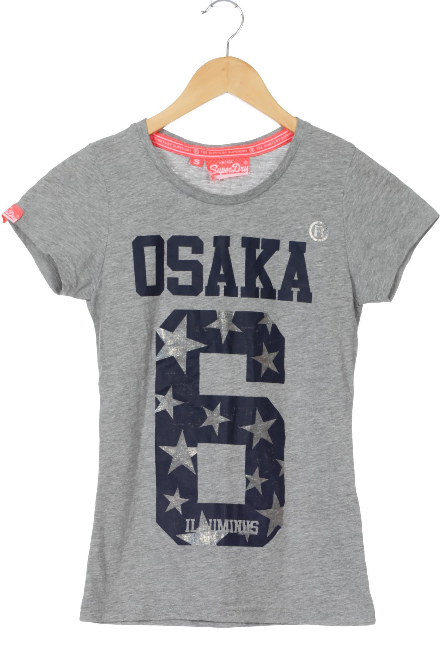 

Superdry Damen T-Shirt, grau, Gr.