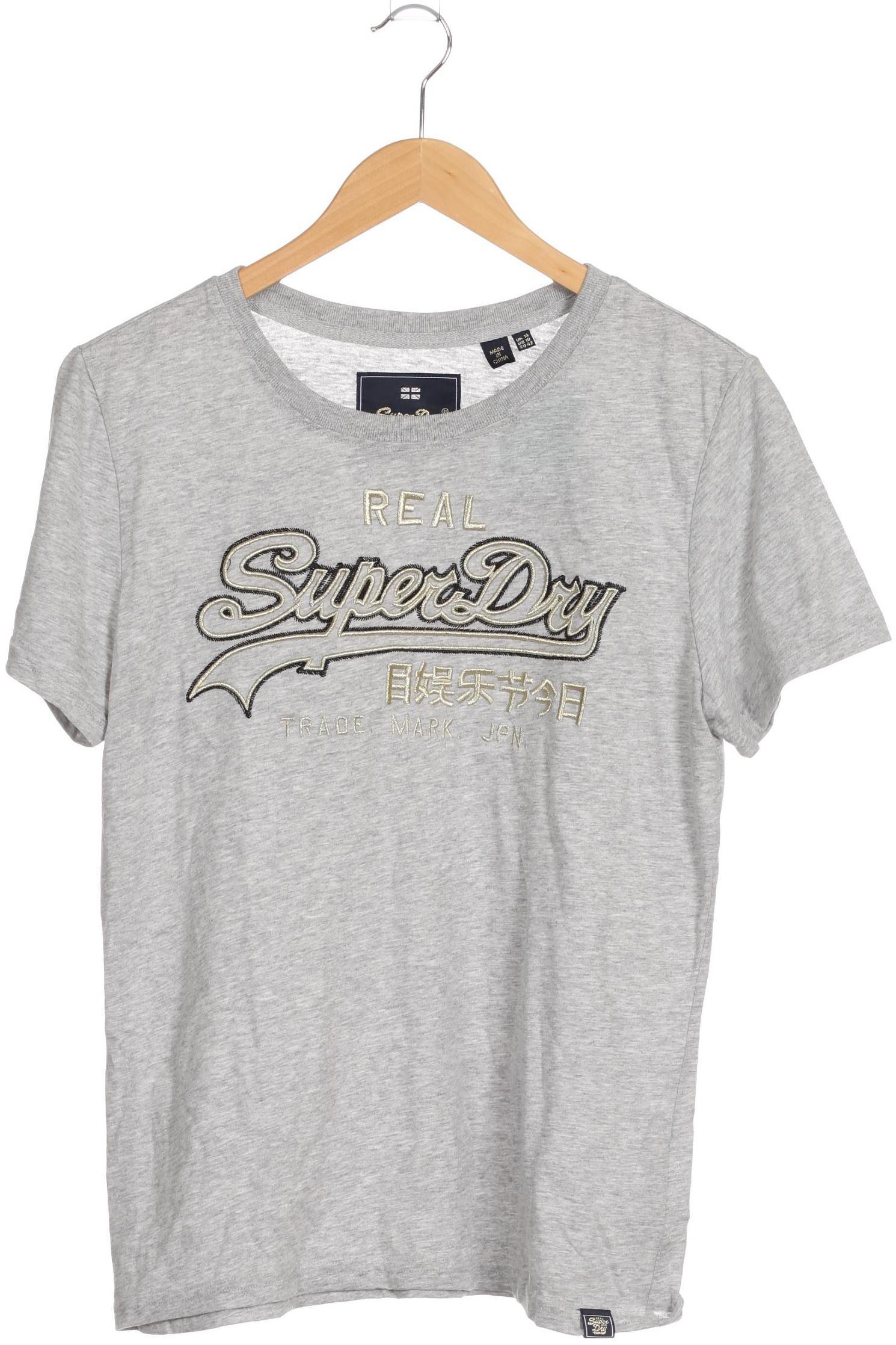 

Superdry Damen T-Shirt, grau, Gr. 42