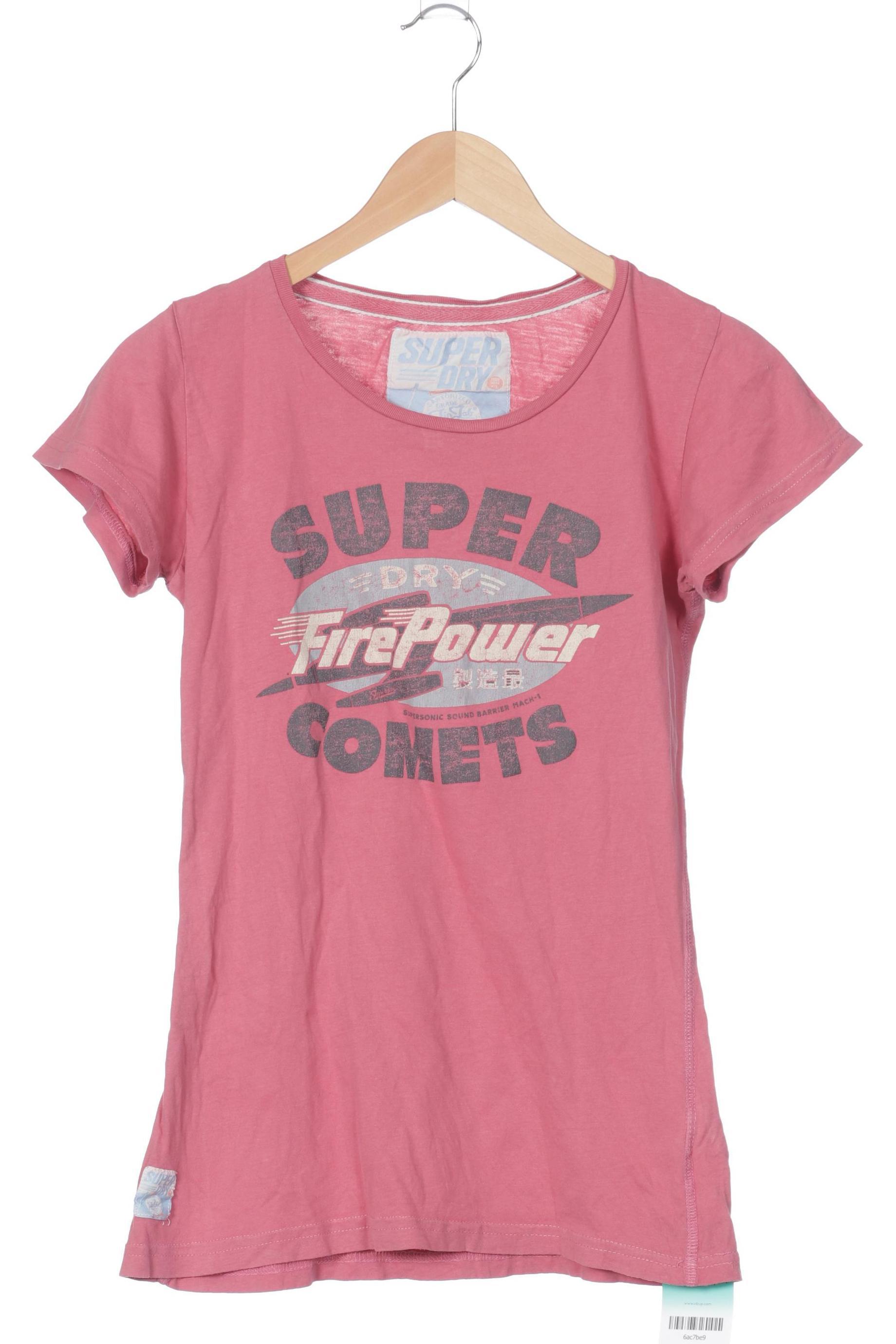 

Superdry Damen T-Shirt, pink, Gr.