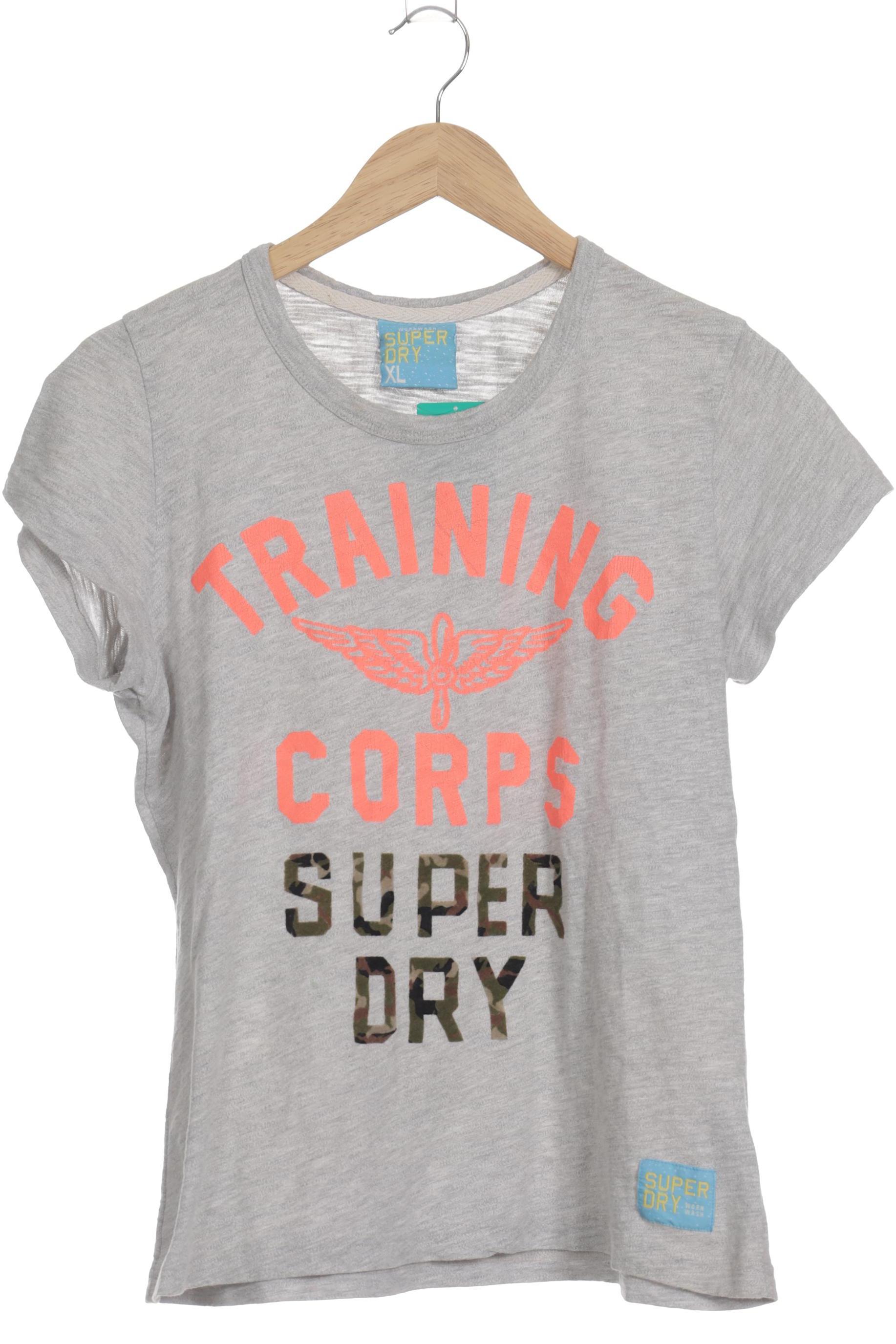 

Superdry Damen T-Shirt, grau, Gr.
