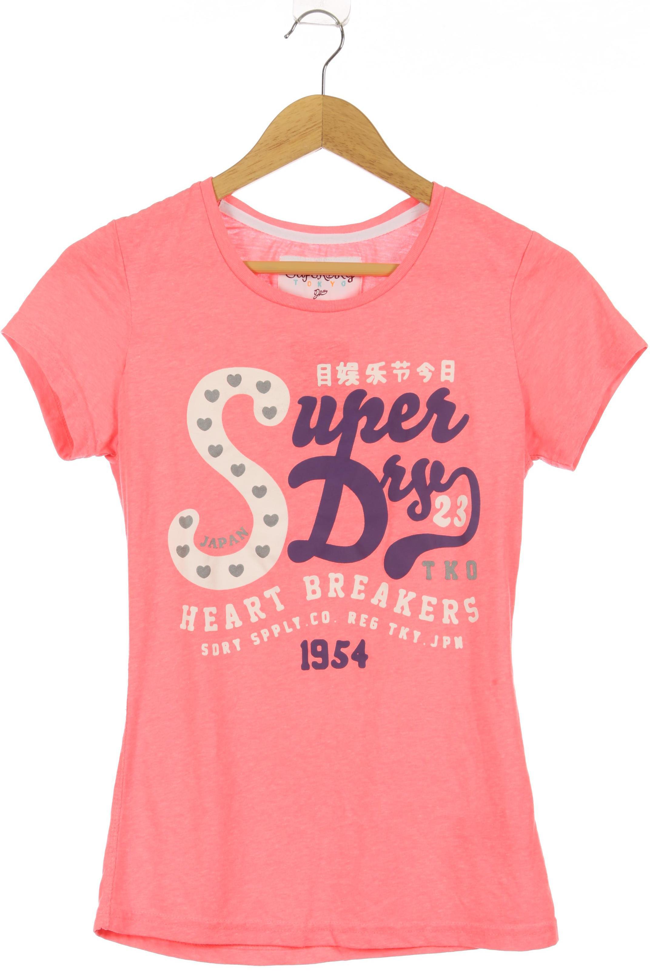 

Superdry Damen T-Shirt, pink, Gr.