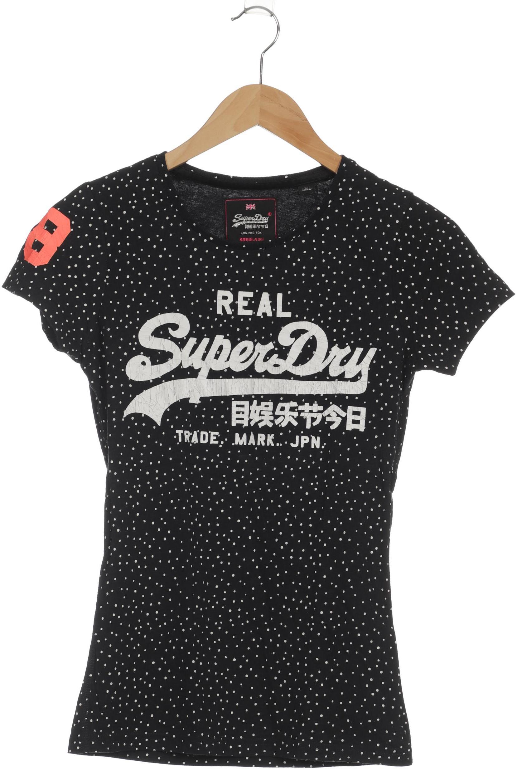 

Superdry Damen T-Shirt, schwarz, Gr.