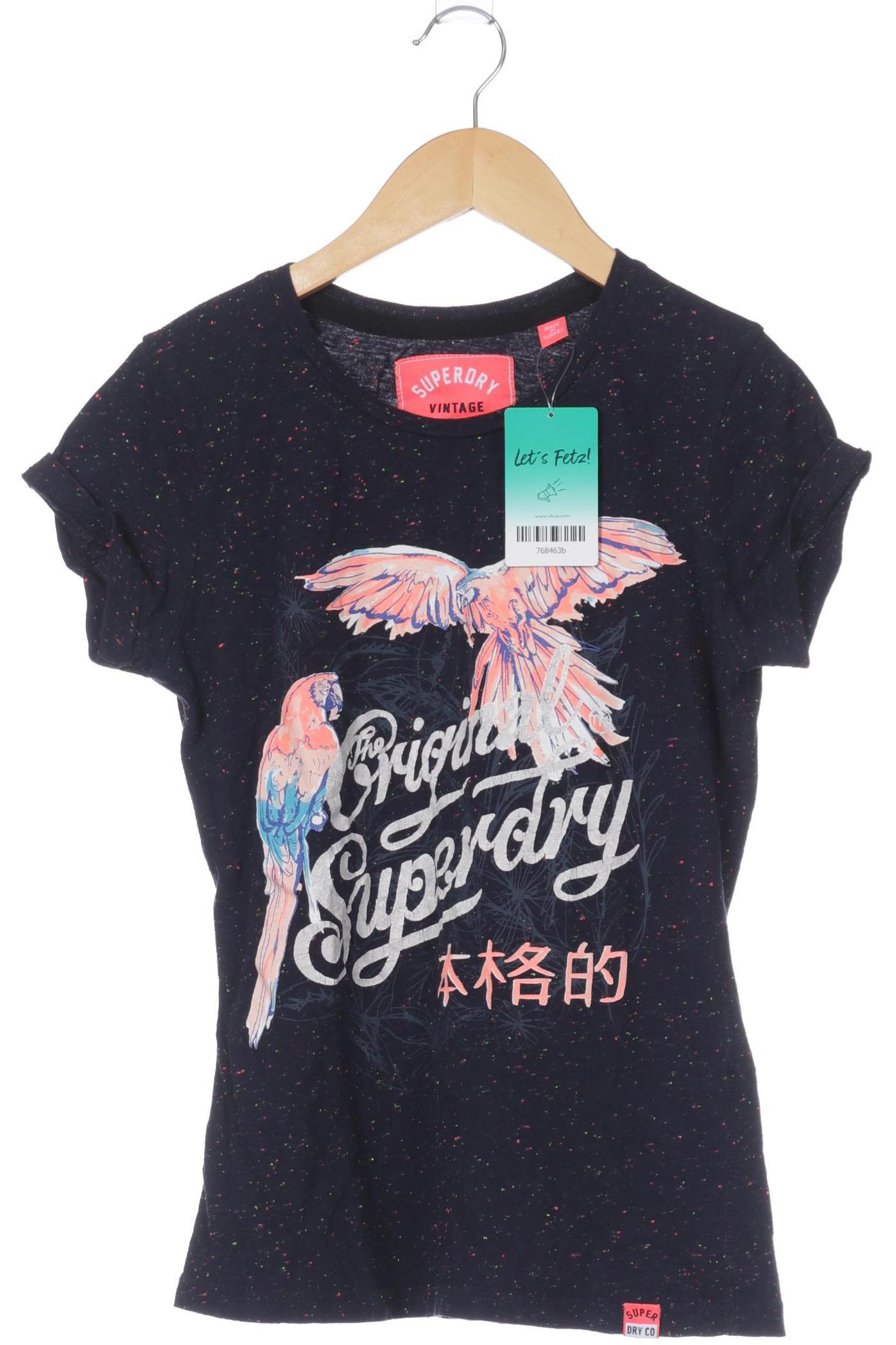 

Superdry Damen T-Shirt, blau, Gr.