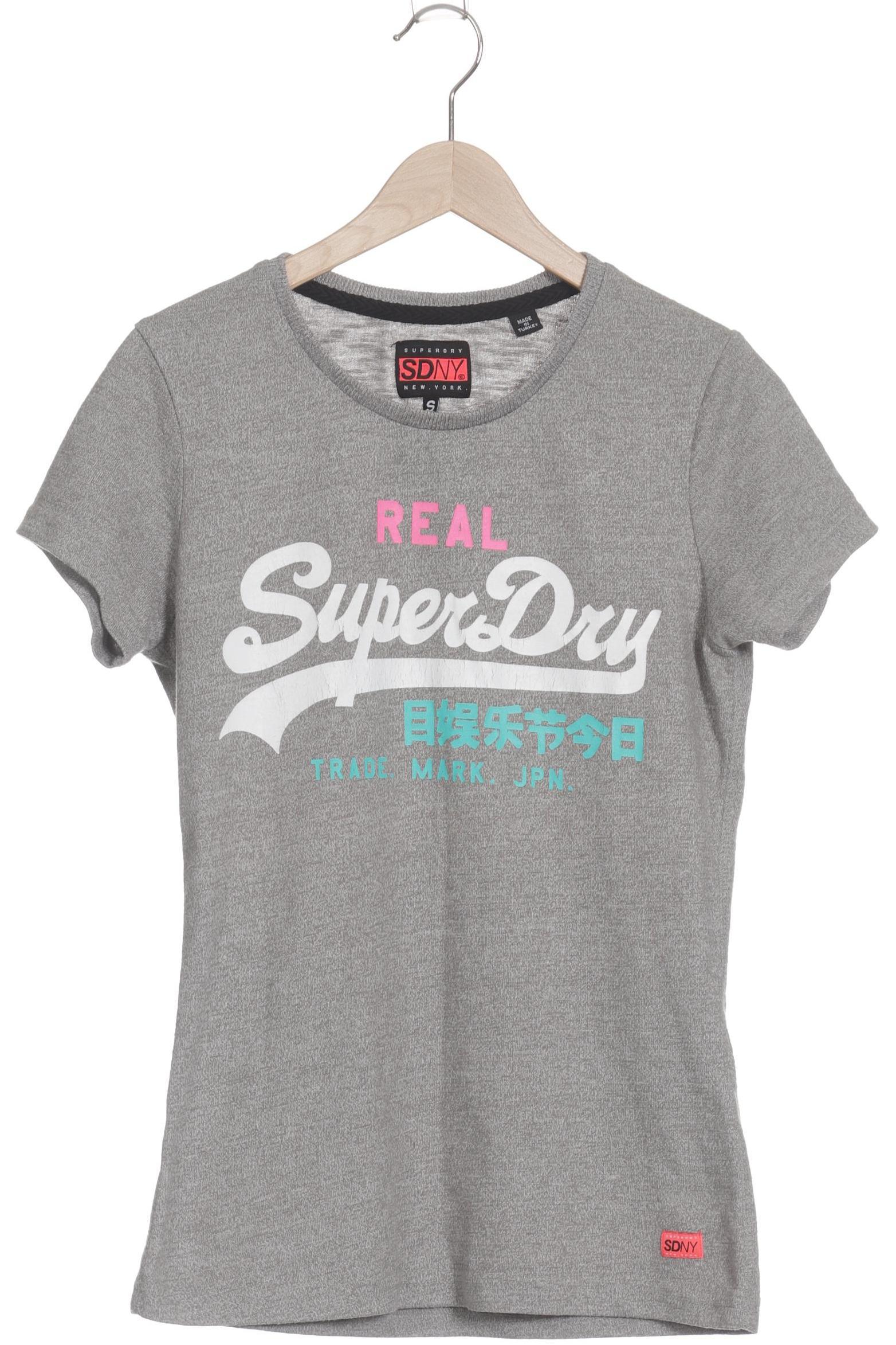 

Superdry Damen T-Shirt, grau, Gr.