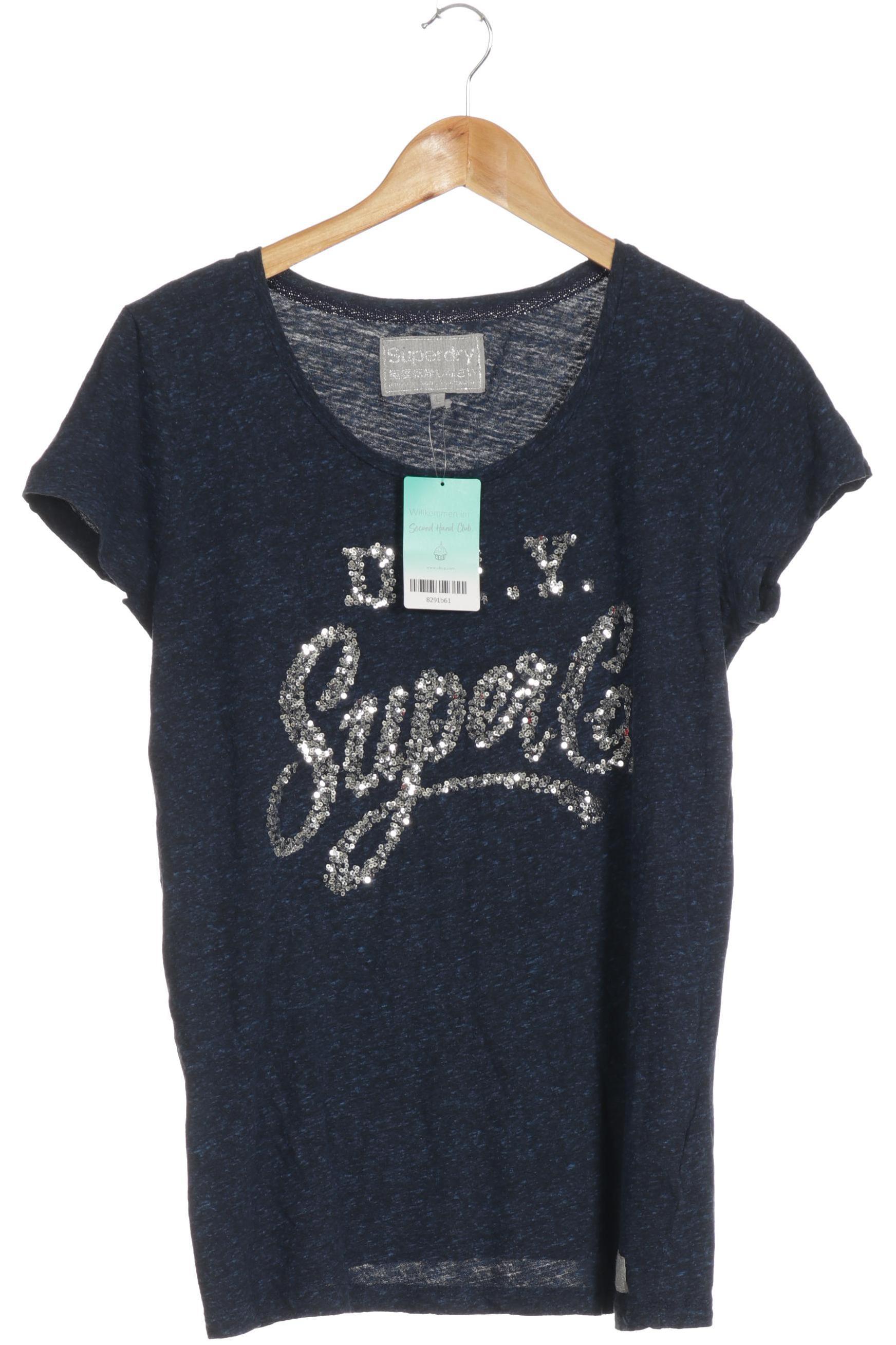 

Superdry Damen T-Shirt, blau, Gr.
