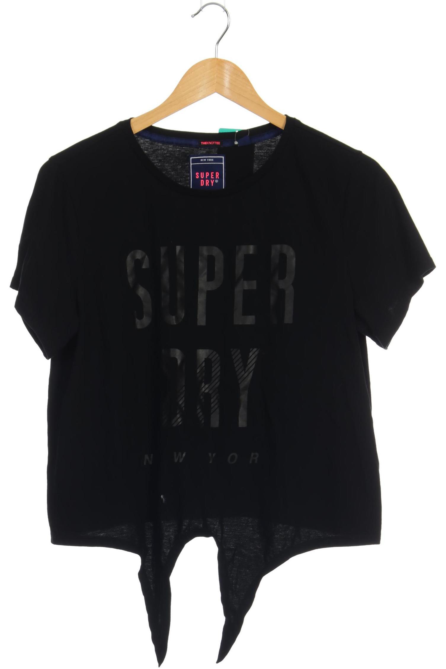

Superdry Damen T-Shirt, schwarz, Gr.