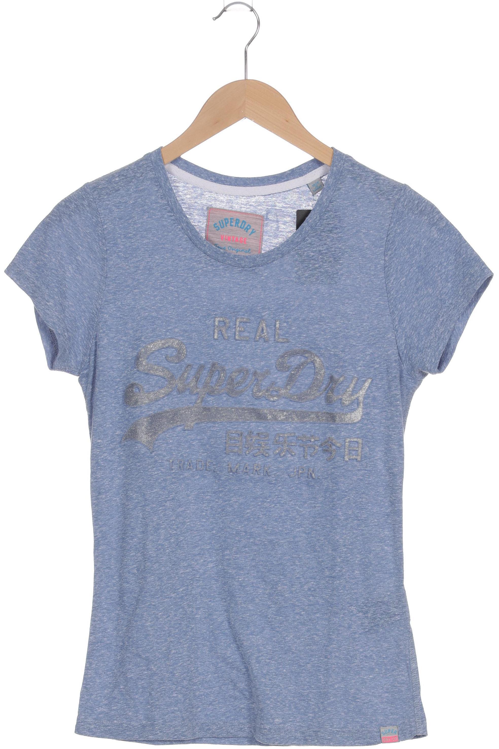

Superdry Damen T-Shirt, blau, Gr.