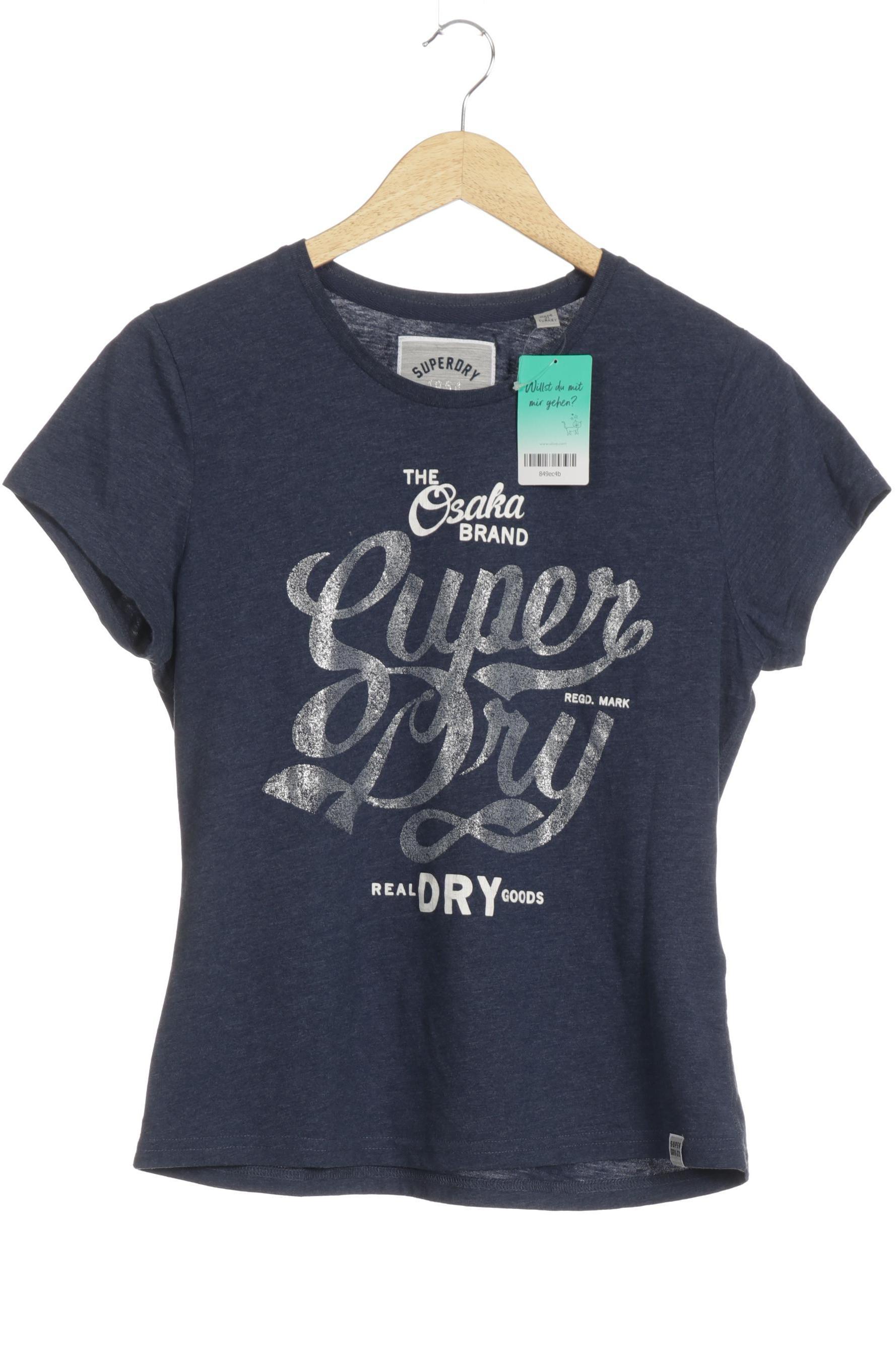 

Superdry Damen T-Shirt, blau, Gr.