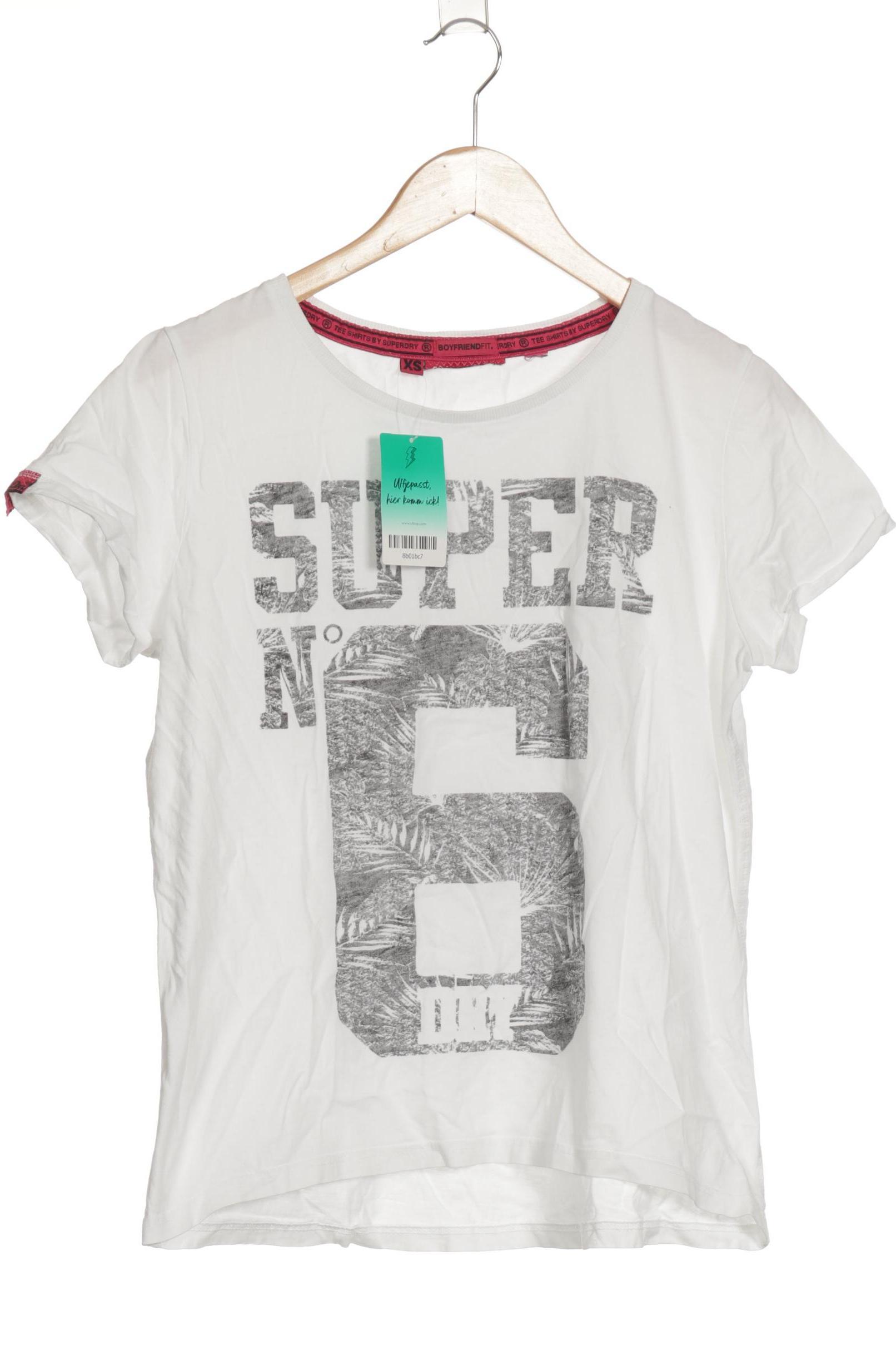 

Superdry Damen T-Shirt, weiß, Gr.