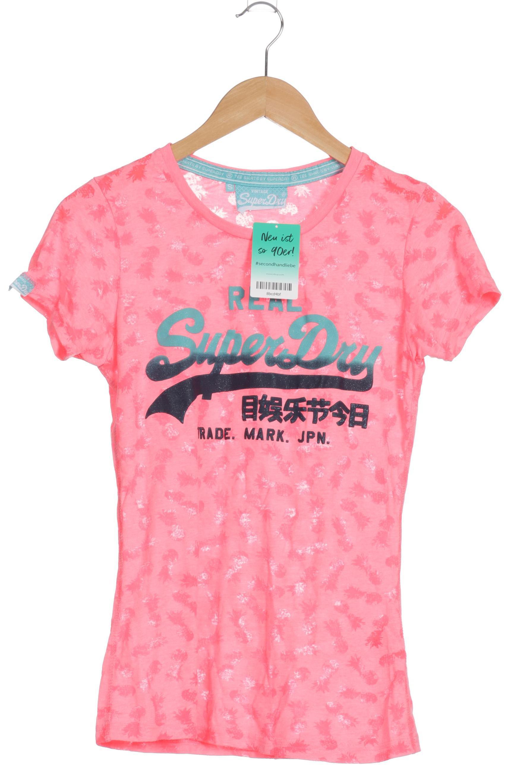 

Superdry Damen T-Shirt, pink, Gr.