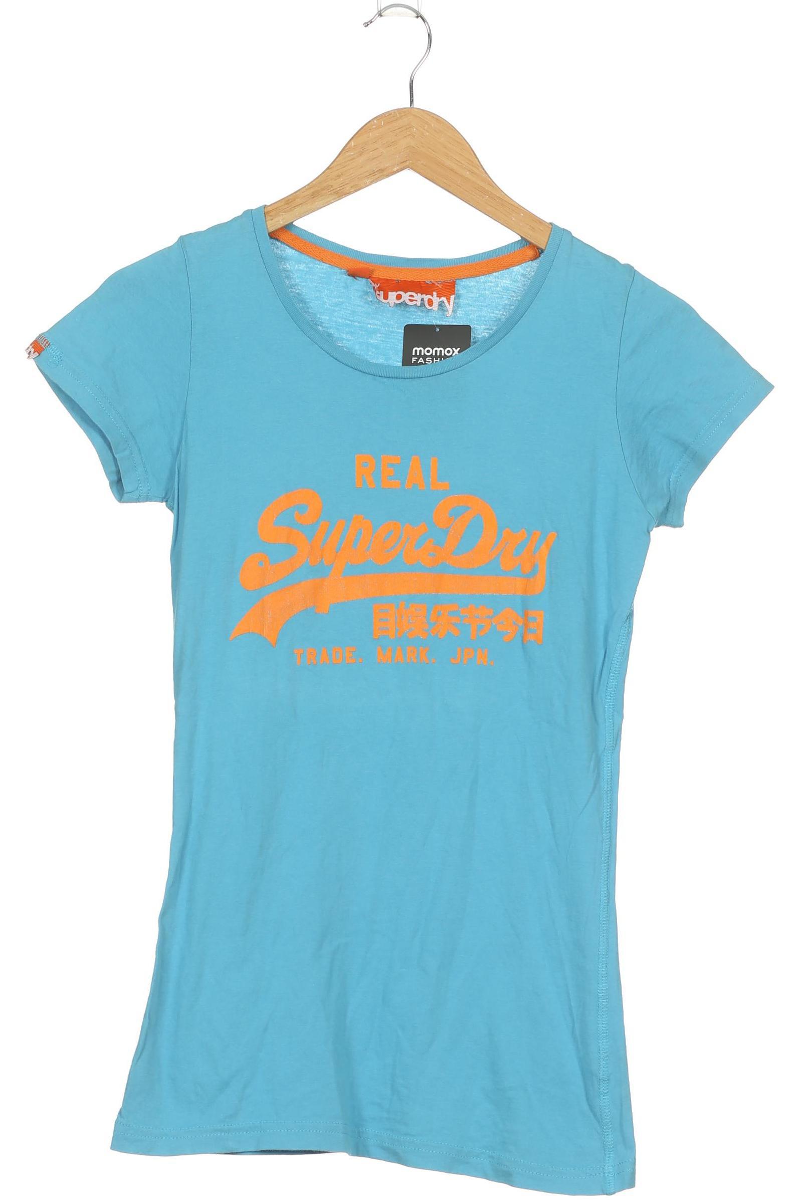 

Superdry Damen T-Shirt, blau, Gr.