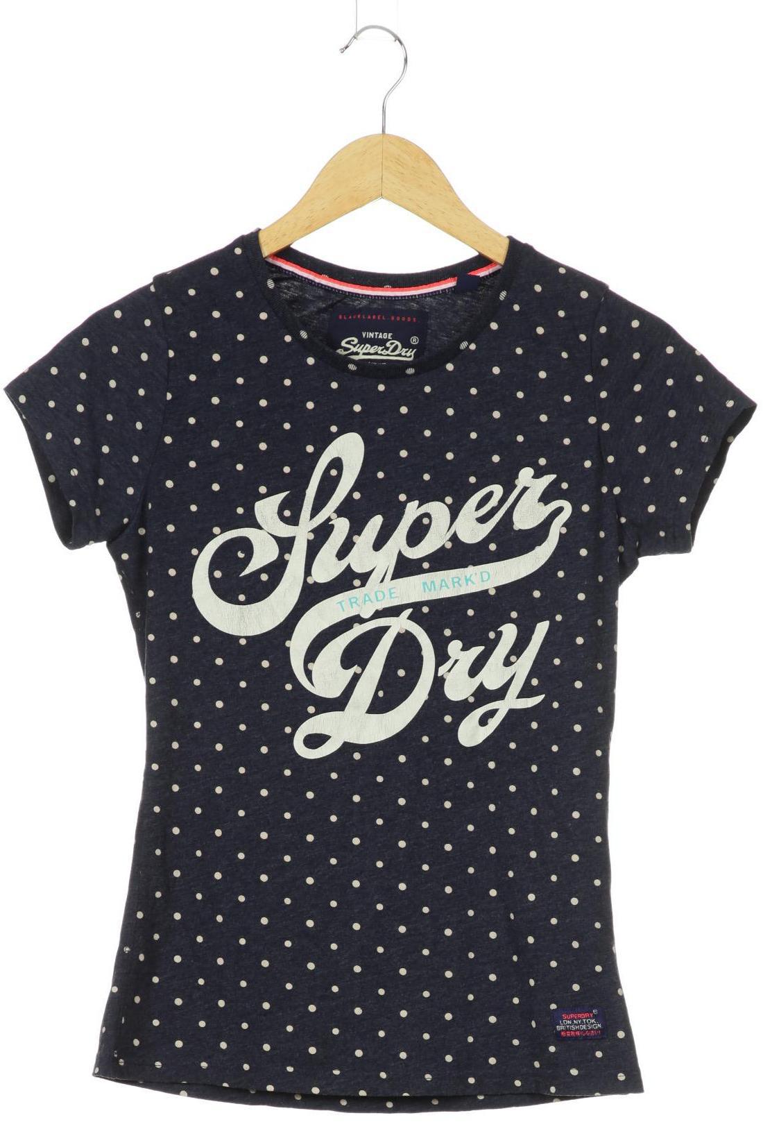 

Superdry Damen T-Shirt, blau, Gr.