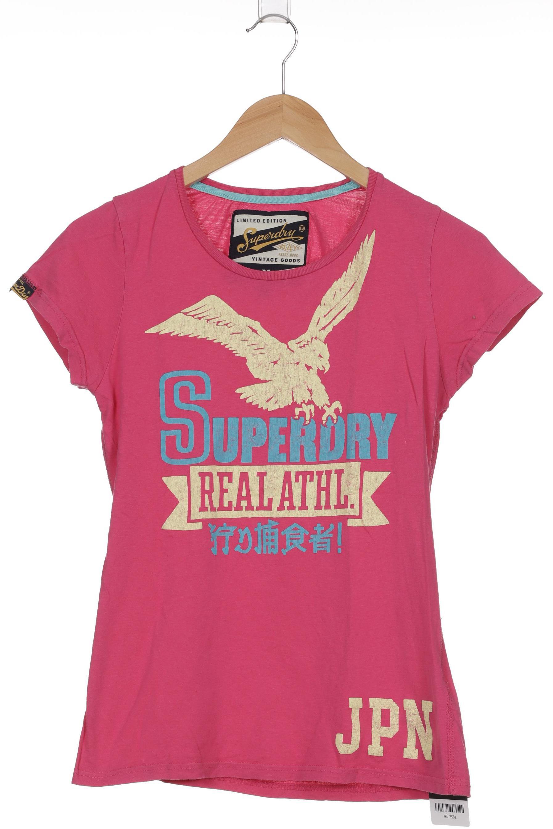 

Superdry Damen T-Shirt, pink, Gr.