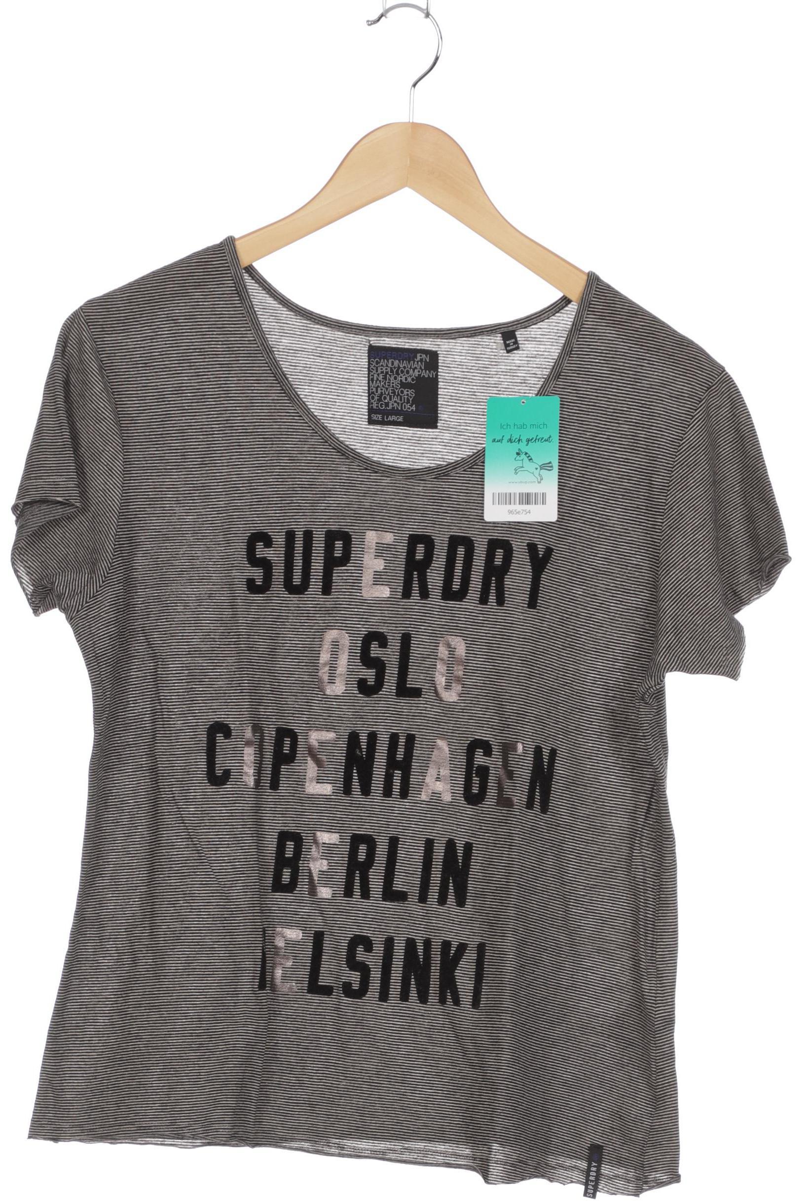 

Superdry Damen T-Shirt, schwarz, Gr.