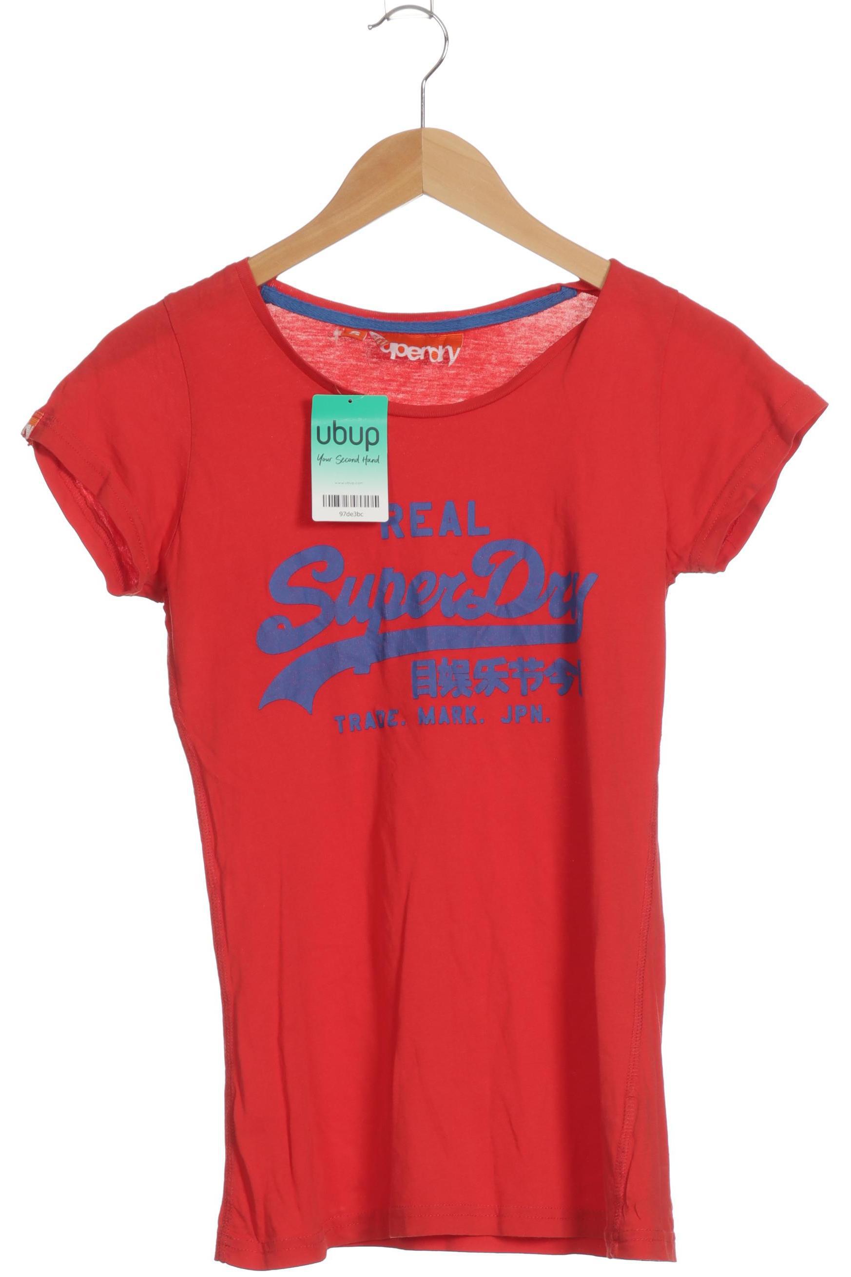 

Superdry Damen T-Shirt, rot, Gr.